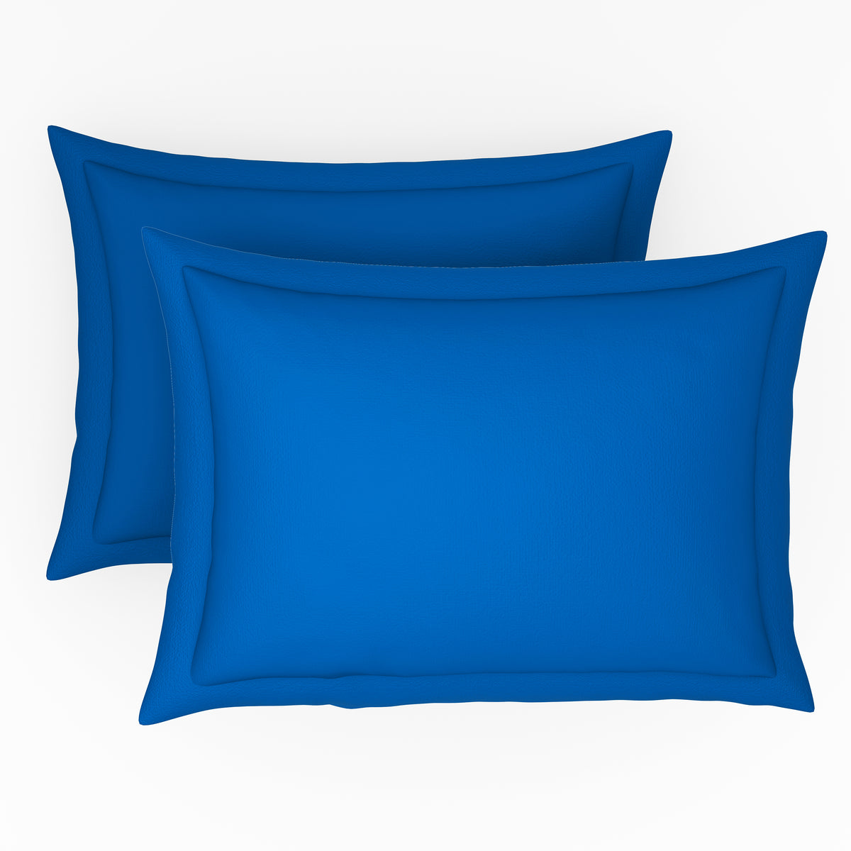 Himeya 100% Cotton 152 TC Bedsheet with with 2 Pillow Covers - Palace Blue