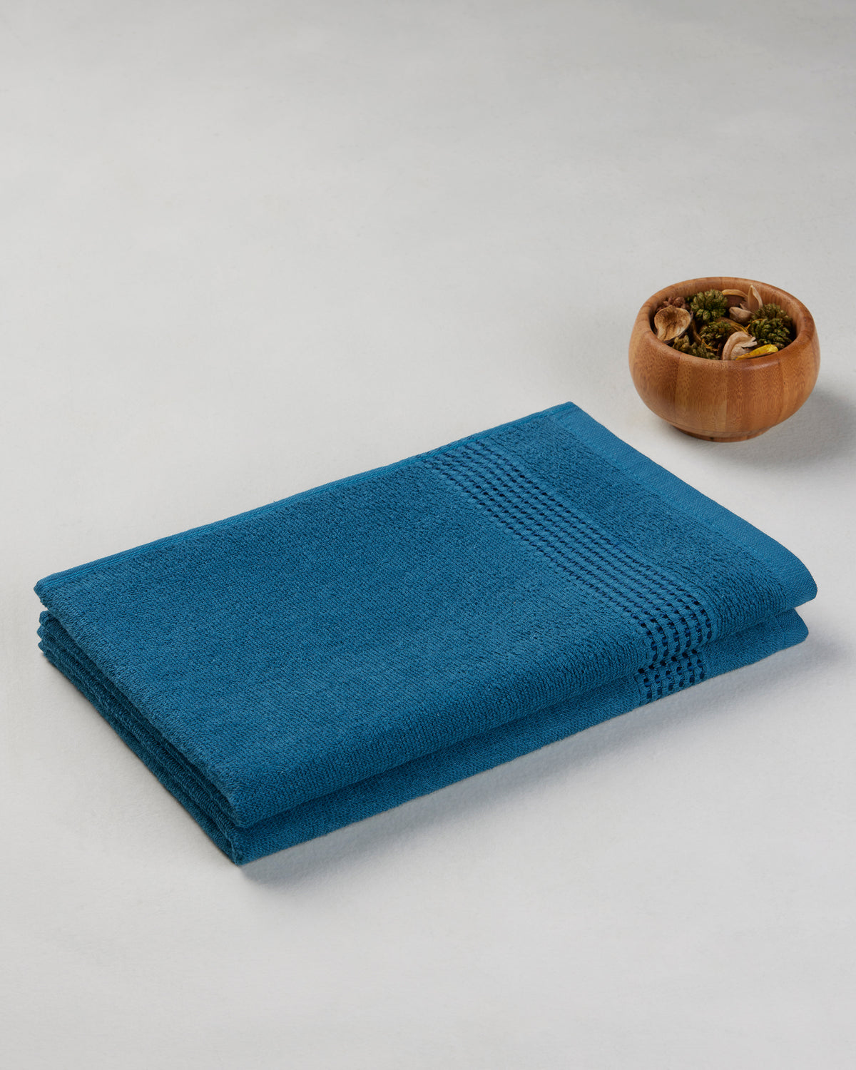 Comfort Collection | Hand Towel | 320 GSM Pack of 2 | Midnight Blue by Himeya