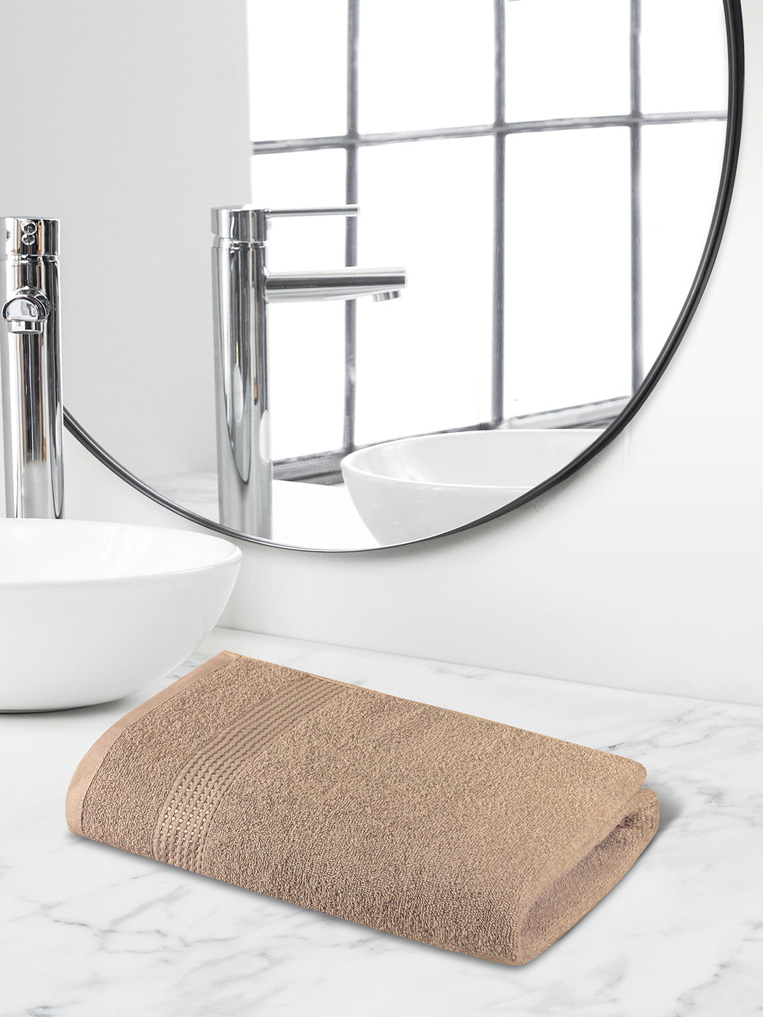 Comfort Collection, Daily Lite | Bath Towel | 320 GSM - Mocha Beige by Himeya