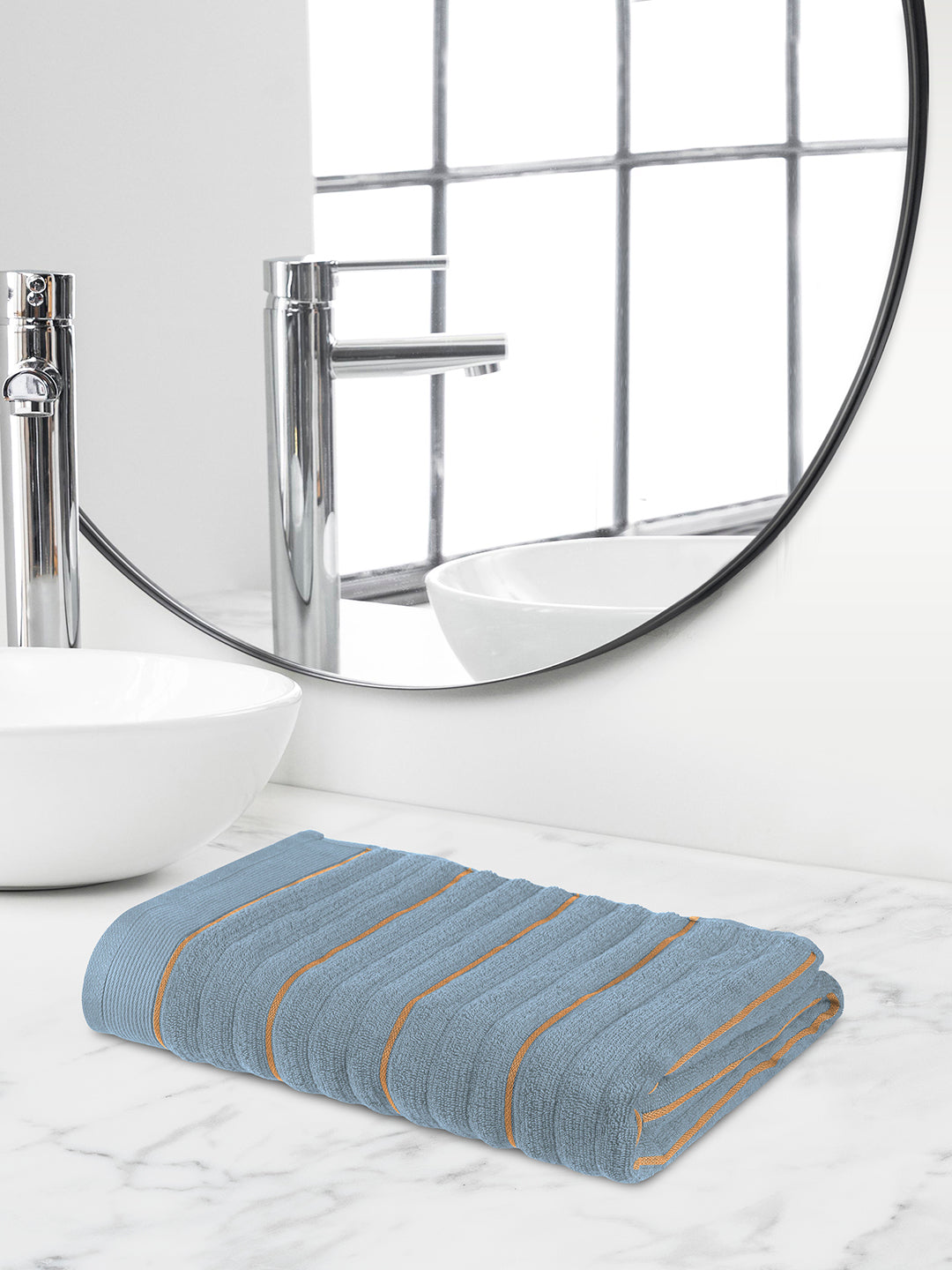 Elite Collection, Plush Quickdry | Bath Towel | 550 GSM - Dolphin Blue by Himeya