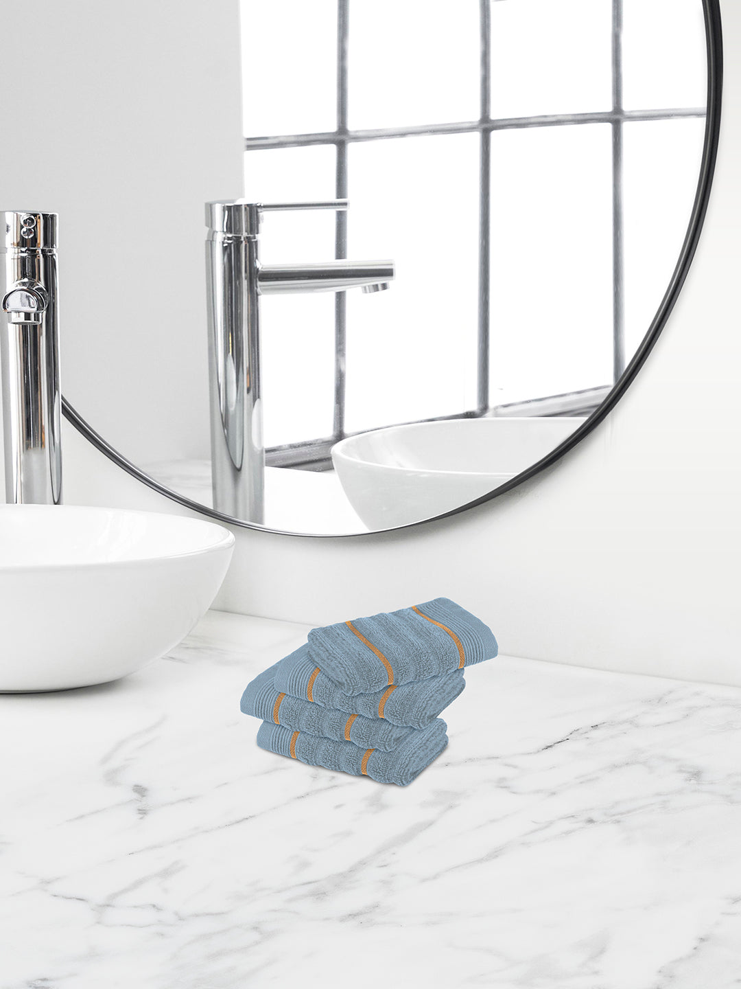 Elite Plush Quickdry Pack of 4 Face Towels
