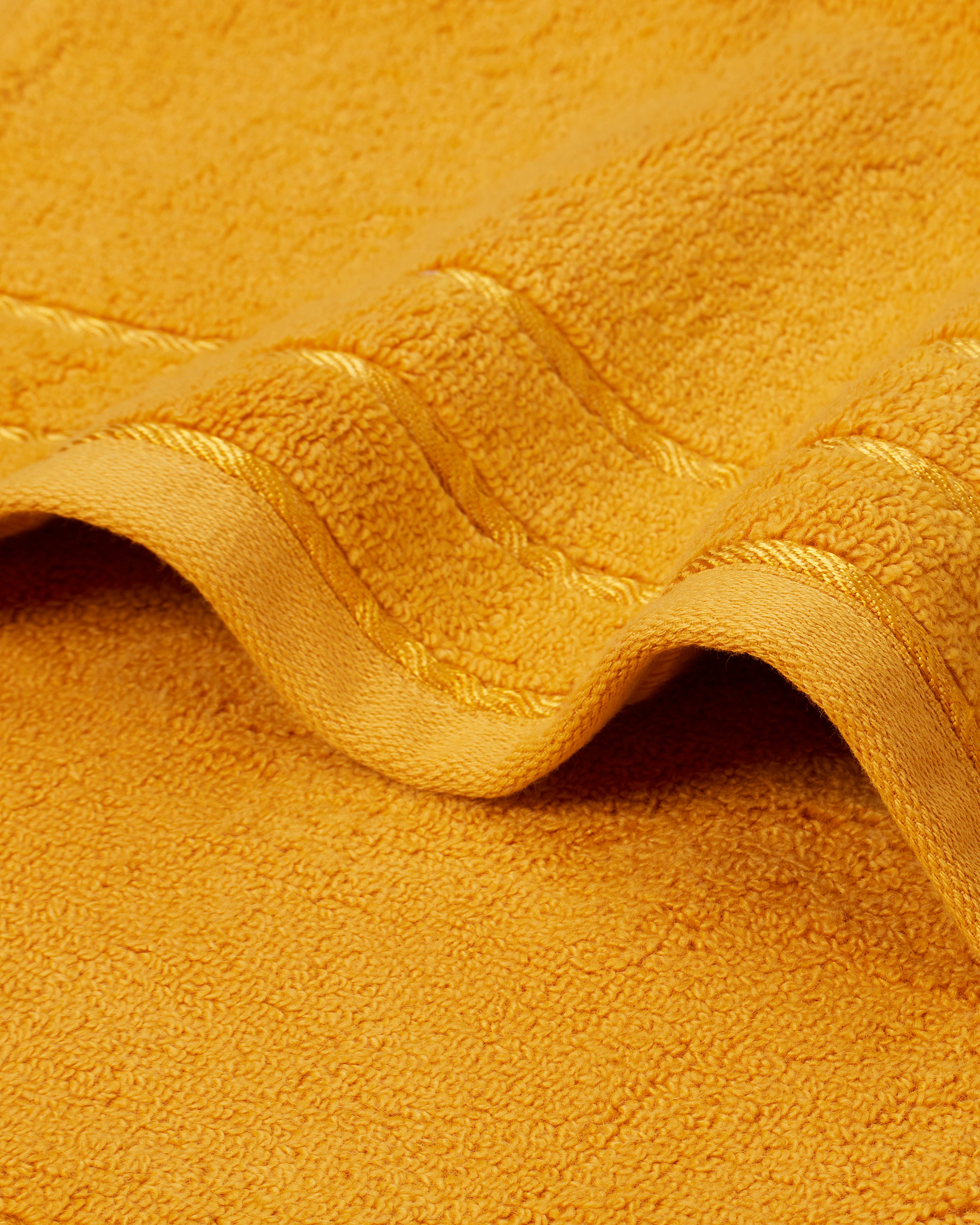 Gold Collection | Bath Towel | 650 GSM | Golden Yellow by Himeya