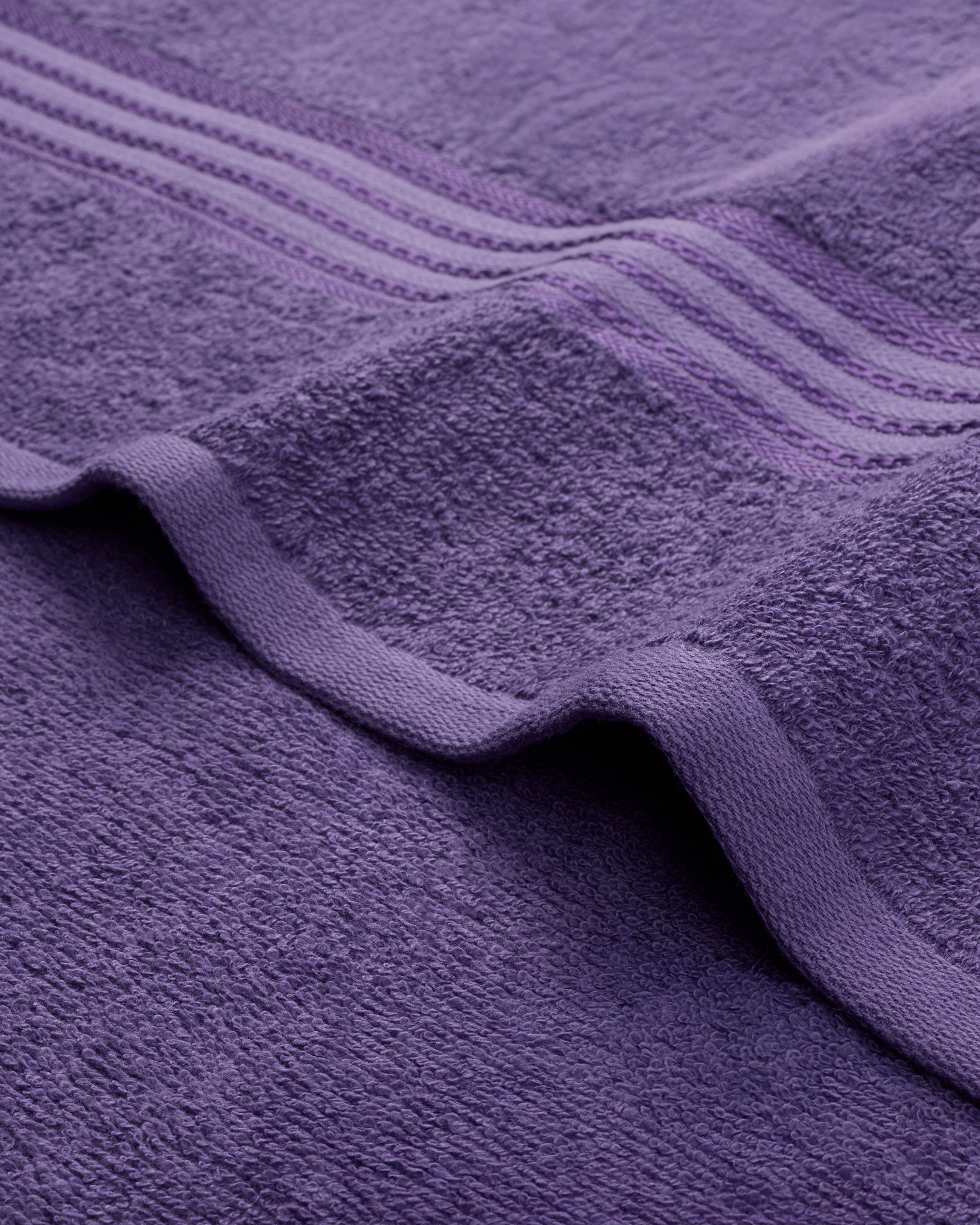 Classic Cotton|Bath Towel|380 GSM - Matt Purple - Himeya