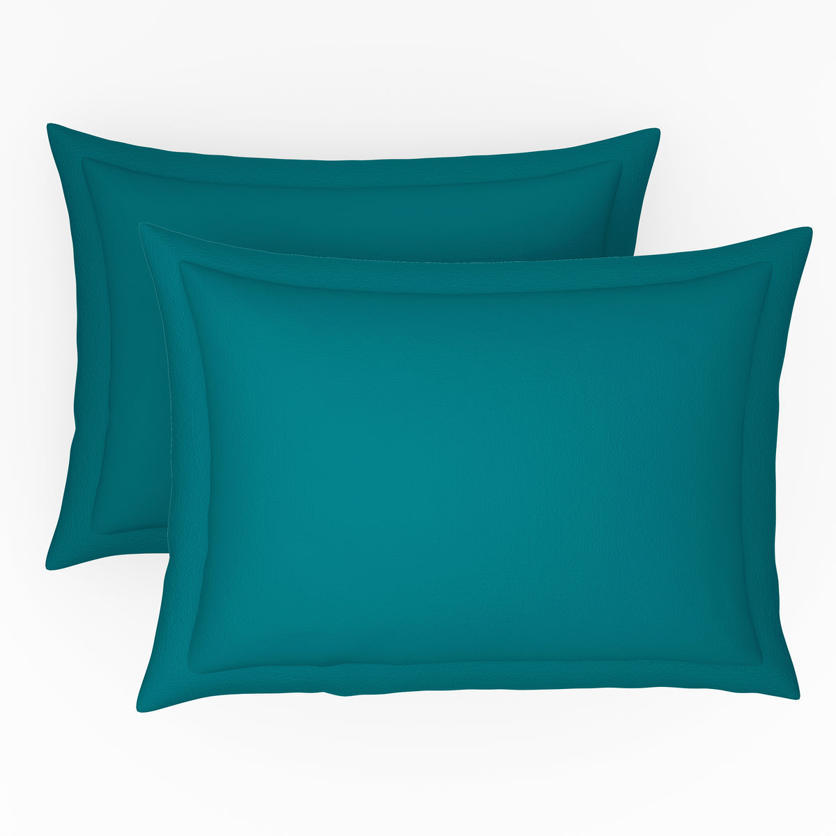 Himeya 100% Cotton 152 TC Bedsheet with 2 Pillow Covers - Deep Teal
