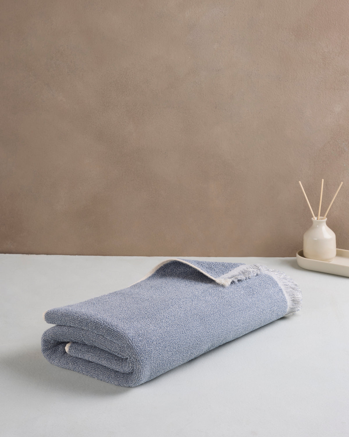 Exclusive | Bath Towel | Cotton 500 GSM | Vintage Indigo by Himeya