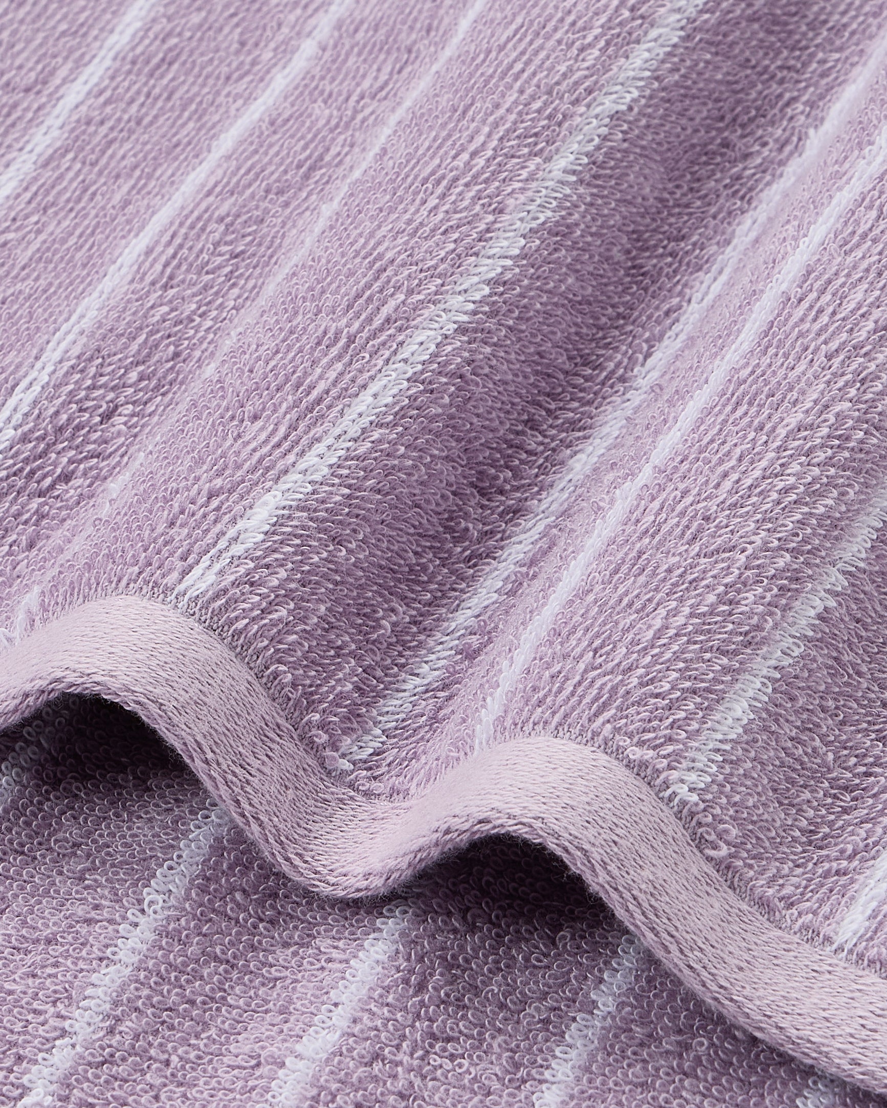 Elite Pin Stripe | Bath Towel | 350 GSM | Orchid Lavender