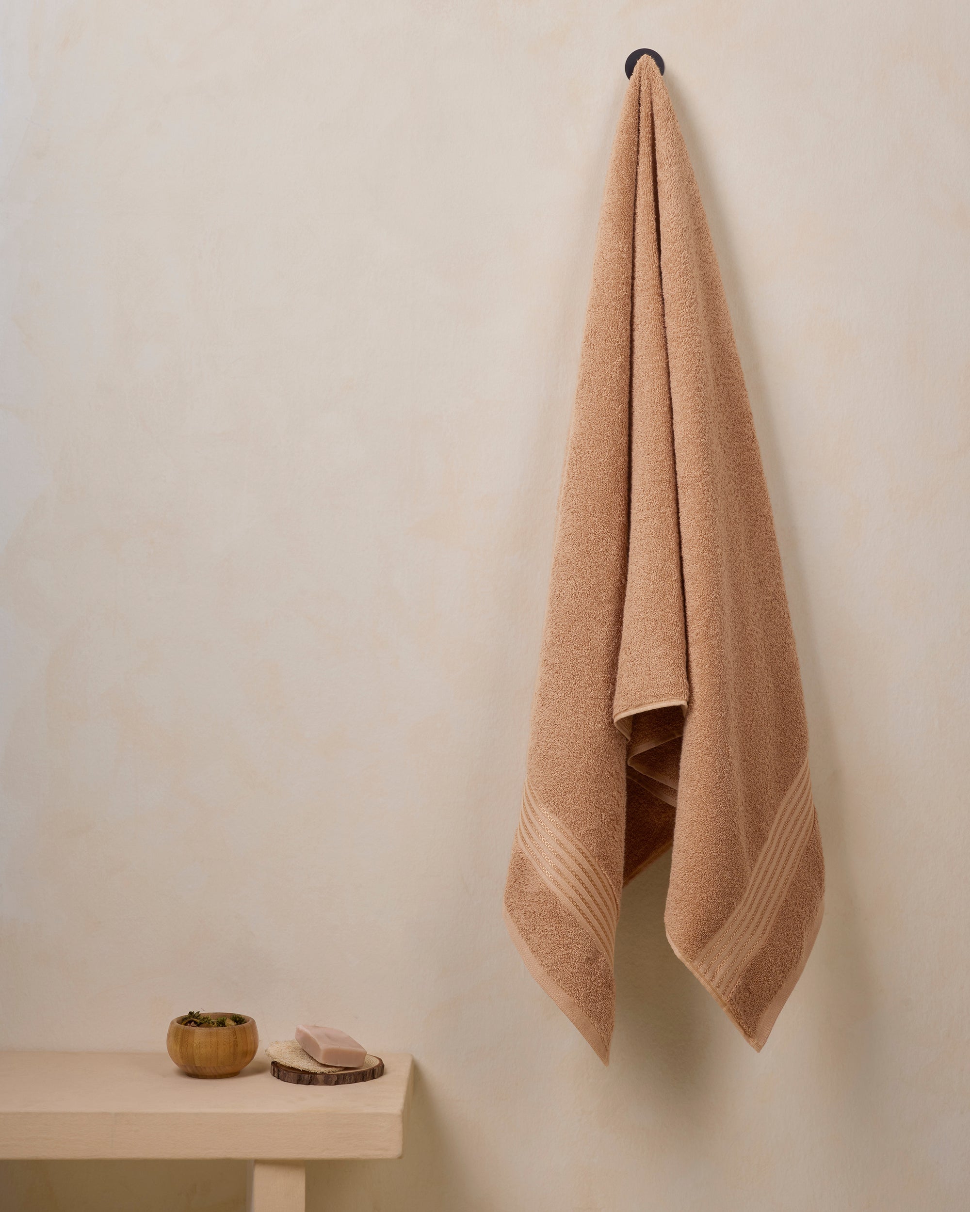 The Elite Collection | Bath Towel large | 500 GSM | Cookie Dough