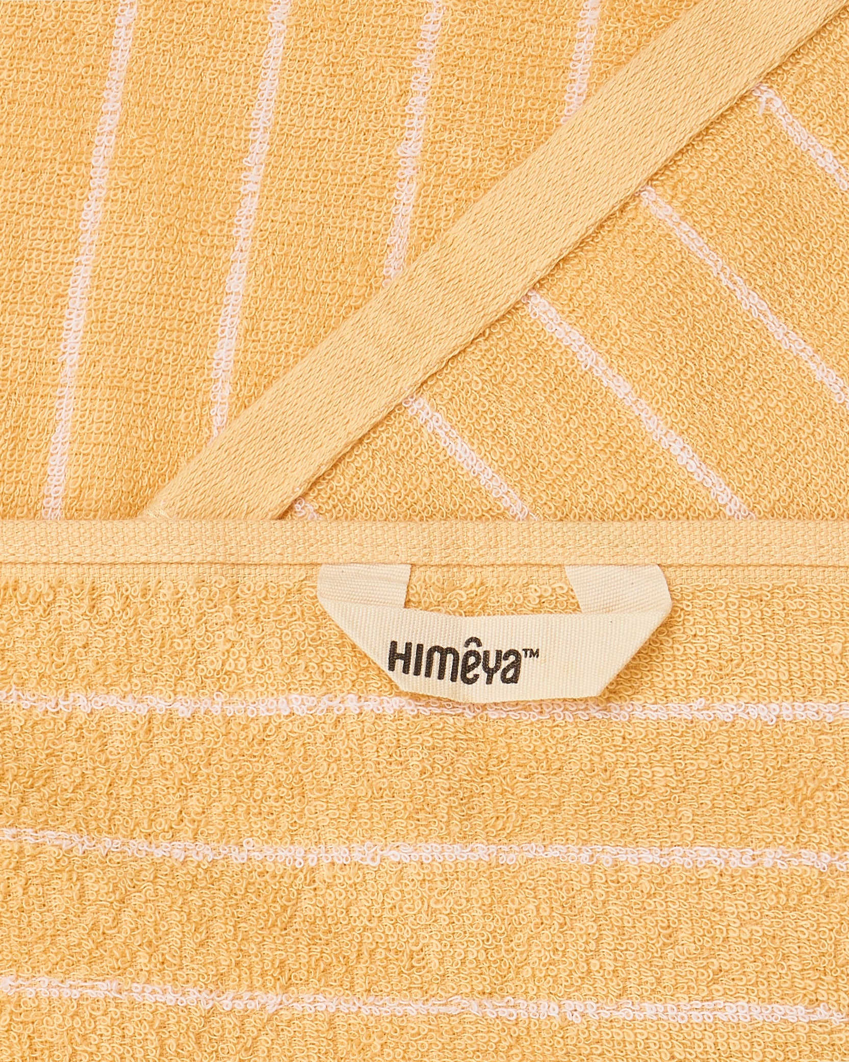 Elite Pin Stripe | Bath Towel | 350 GSM | Gold Cream