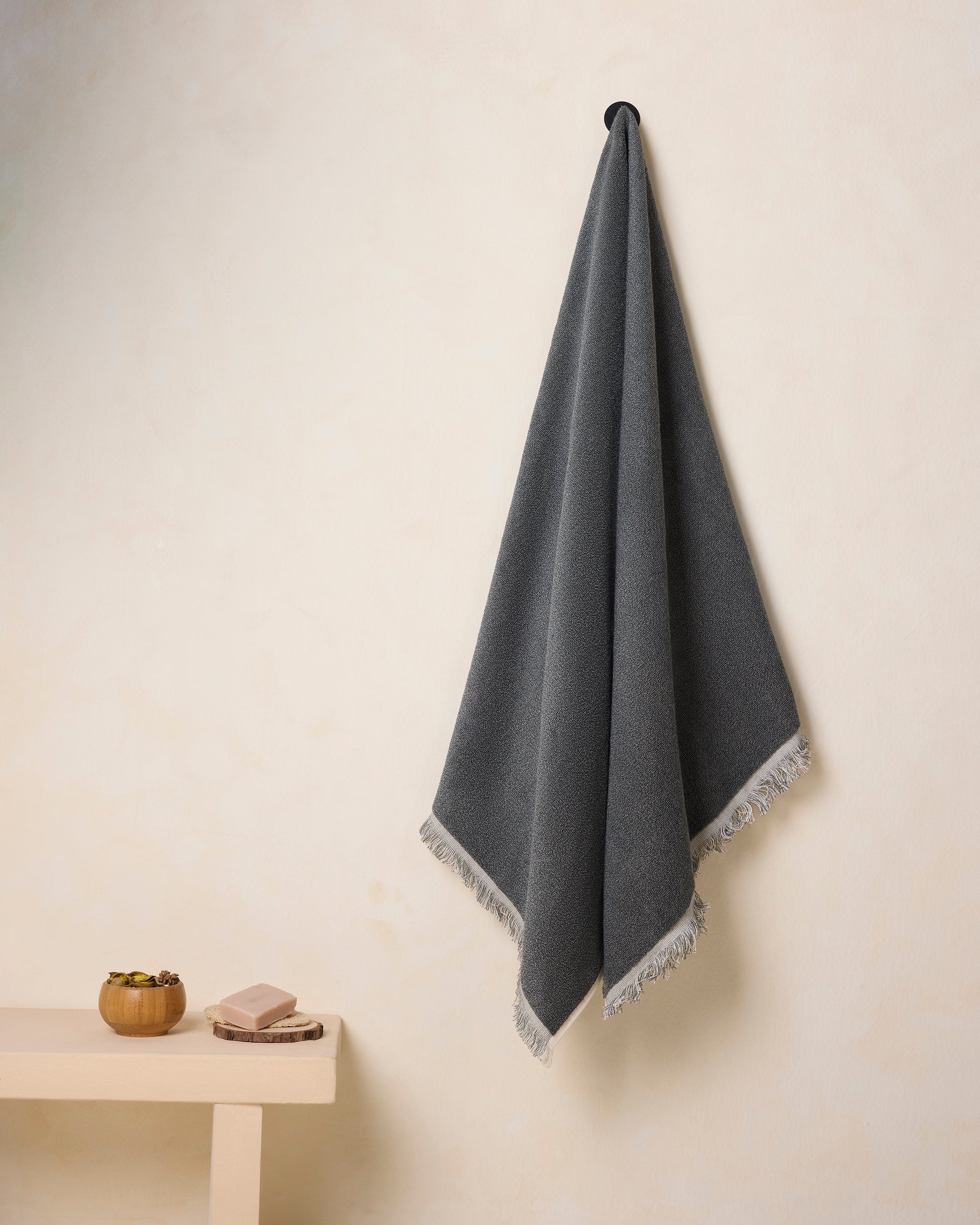Exclusive | Bath Towel | Cotton 500 GSM | Stone Beige by Himeya