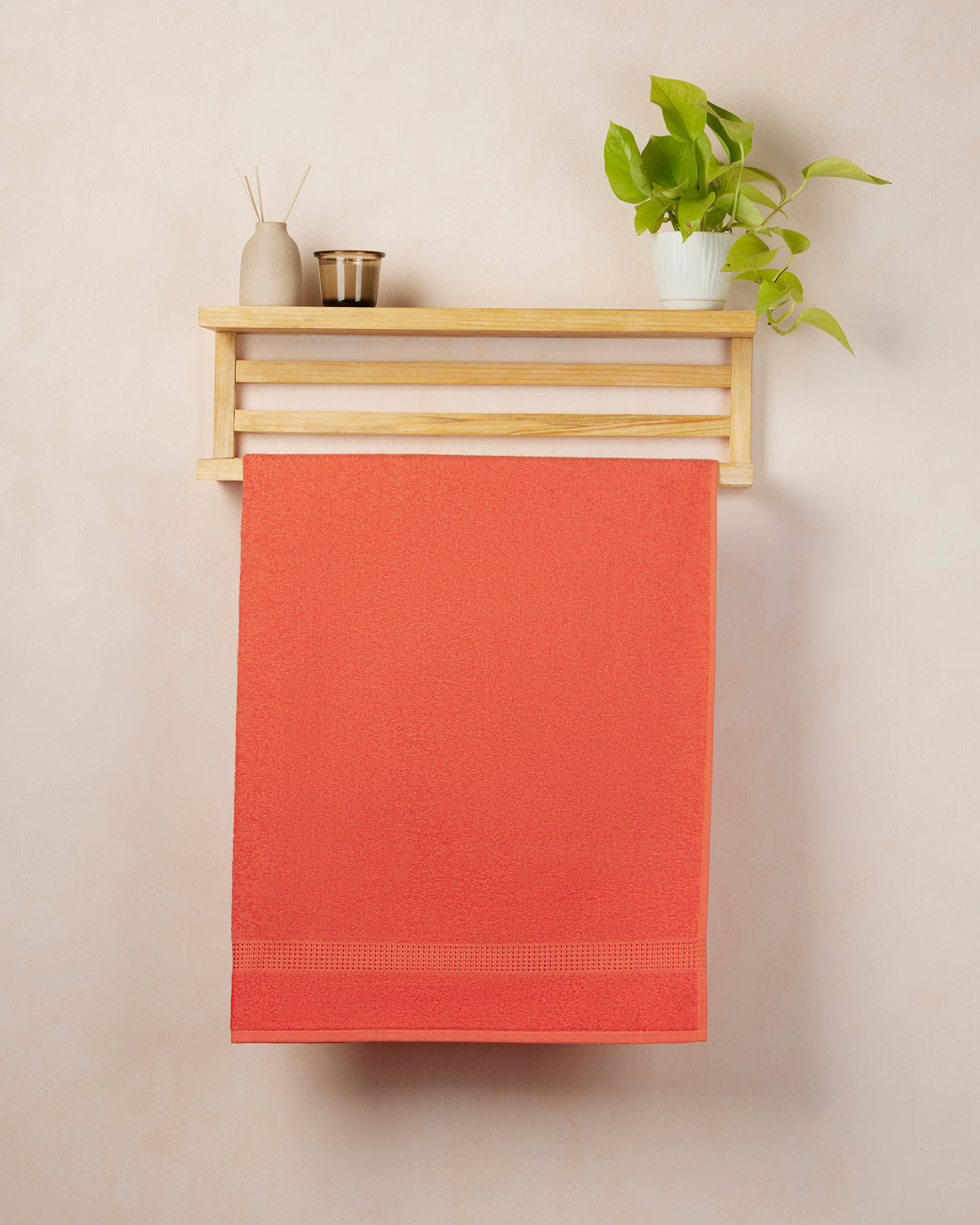 Comfort Collection | Bath Towel | 320 GSM | Sunset Orange by Himeya