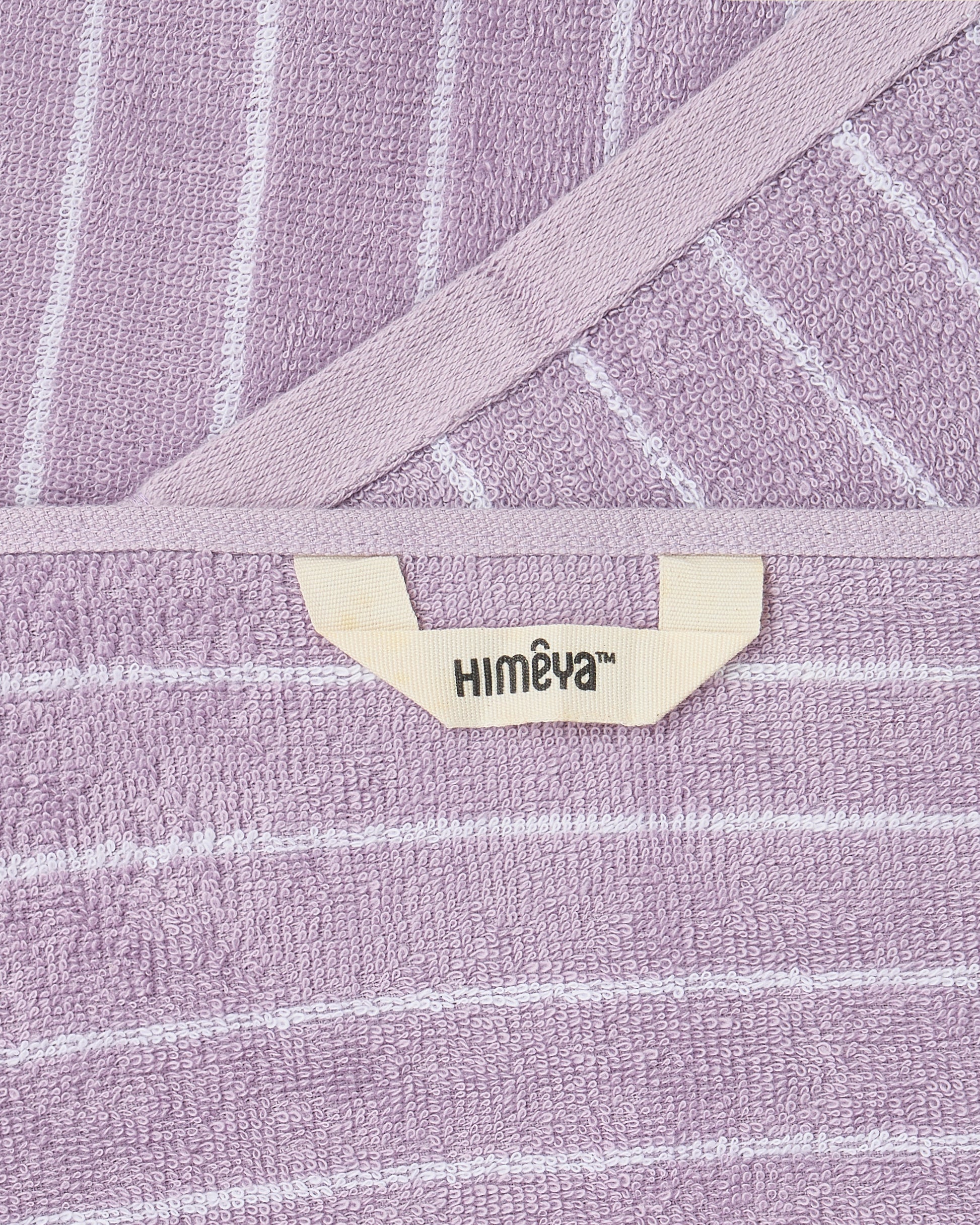 Elite Pin Stripe | Bath Towel | 350 GSM | Orchid Lavender
