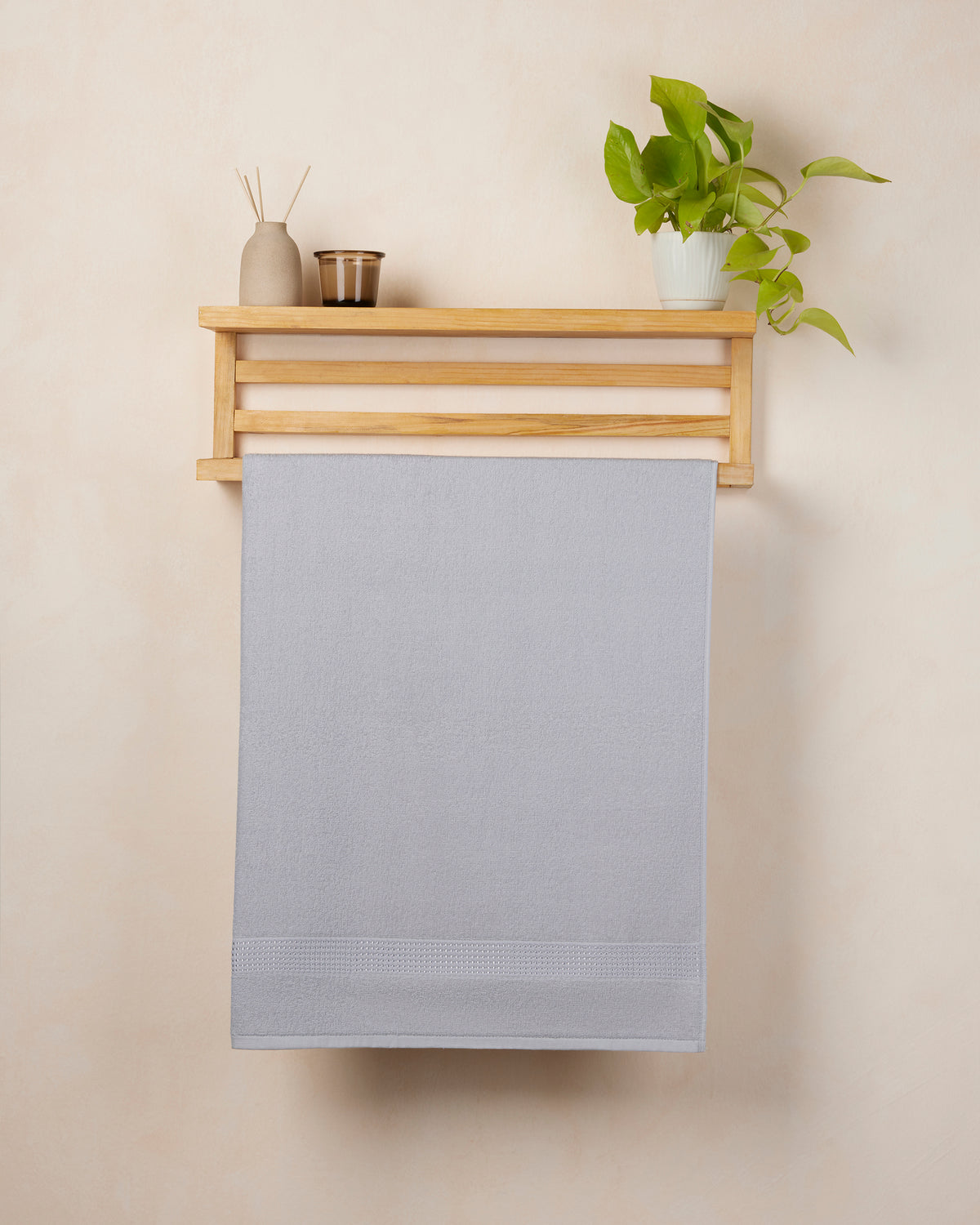 Comfort Collection | Bath Towel | 320 GSM | Misty Grey by Himeya
