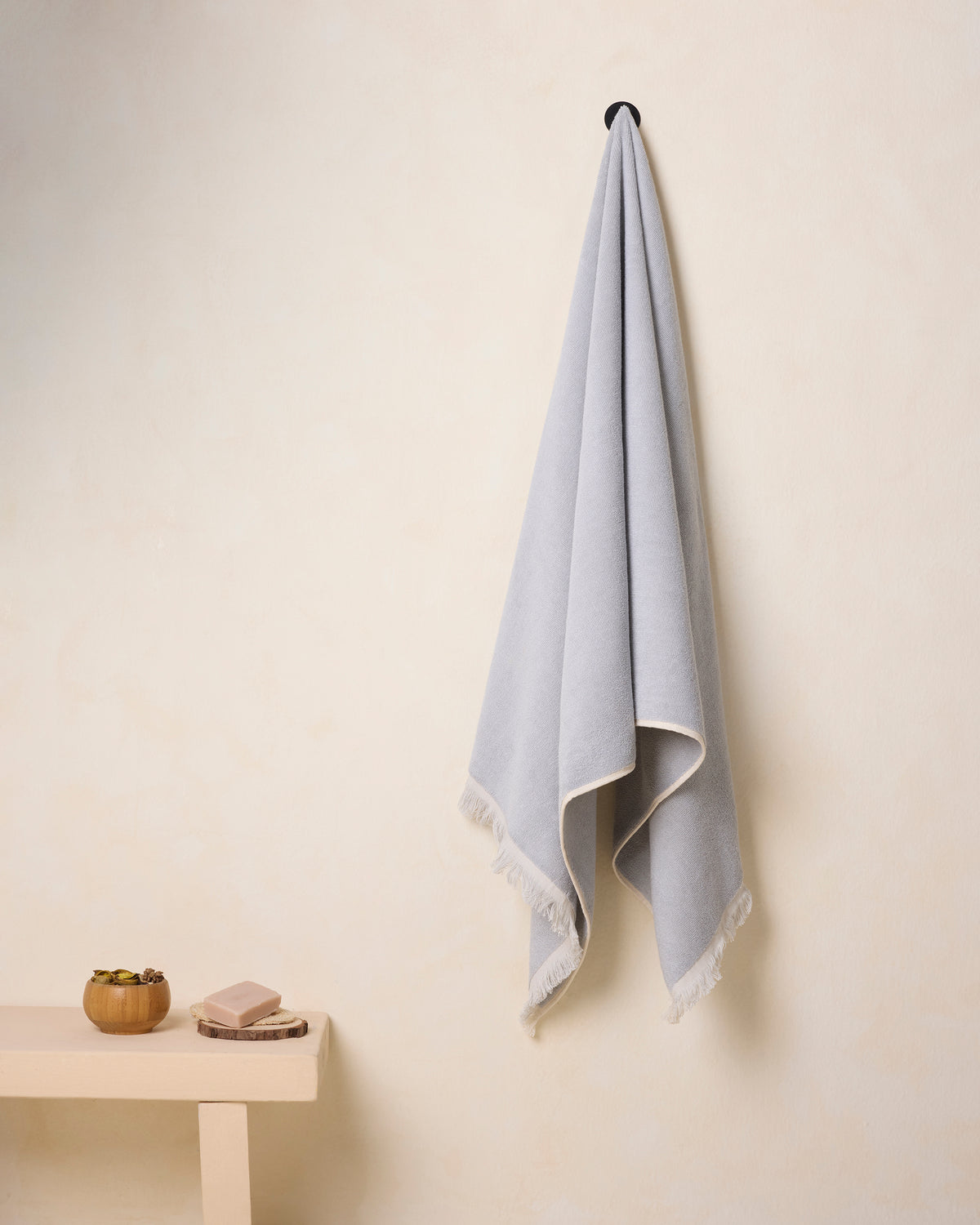 Exclusive | Bath Towel | Cotton 500 GSM | Glazed Stone by Himeya