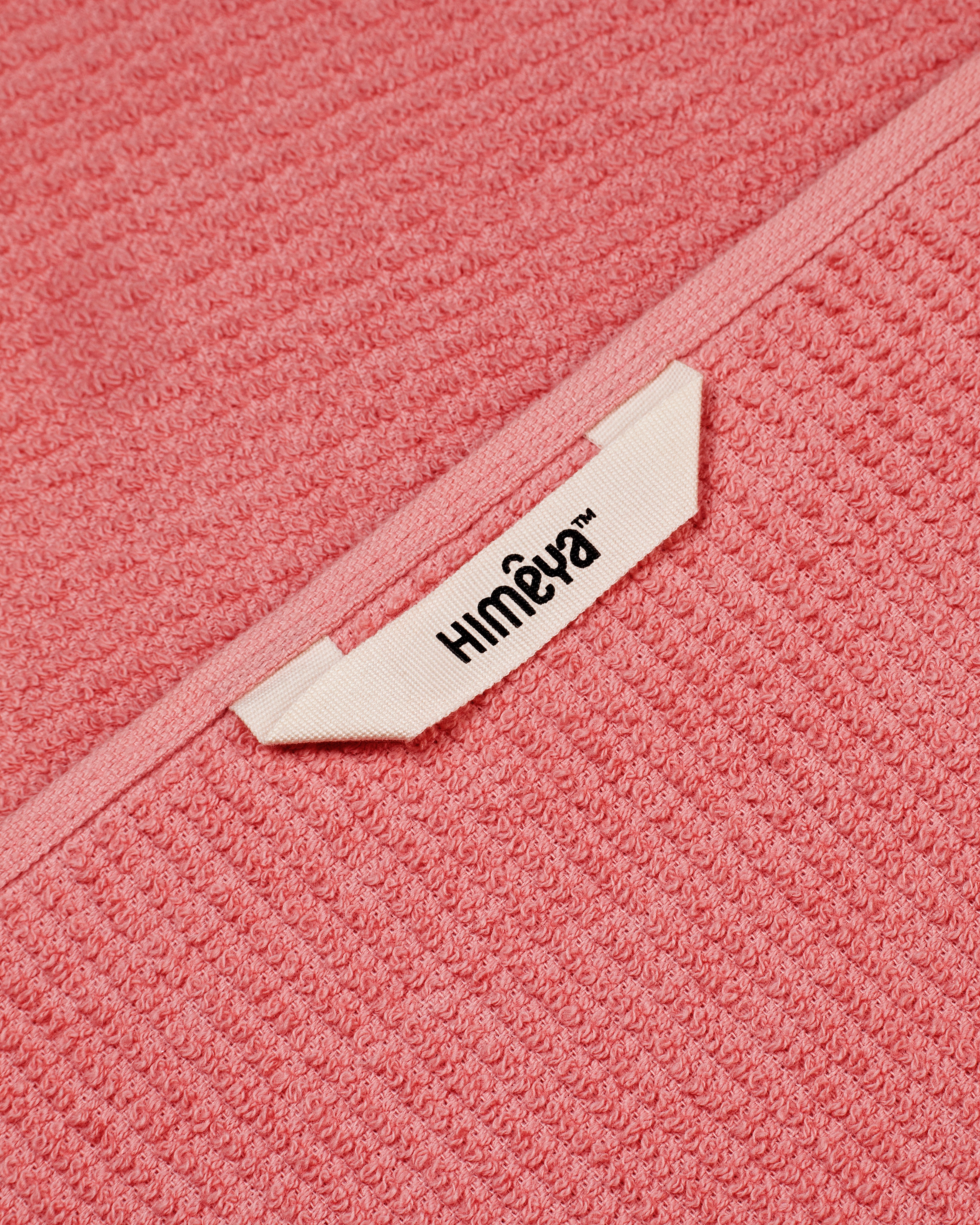 Comfort Collection, Waffle Grid | Bath Towel | 360 GSM 100% Cotton - Georgia Peach by Himeya
