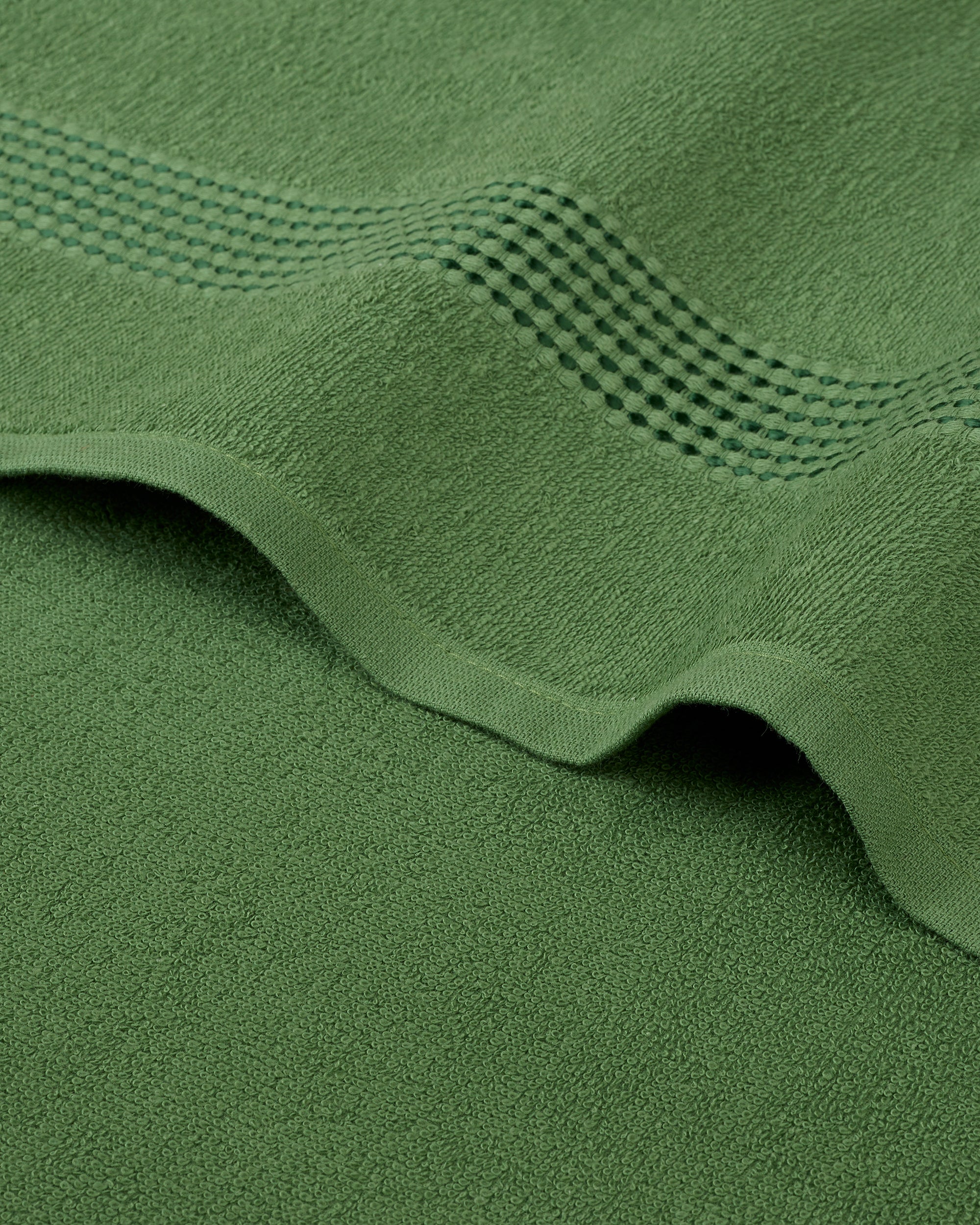 Comfort Collection, Daily Lite | Hand Towel | 320 GSM Pack of 2 - Fern Green by Himeya
