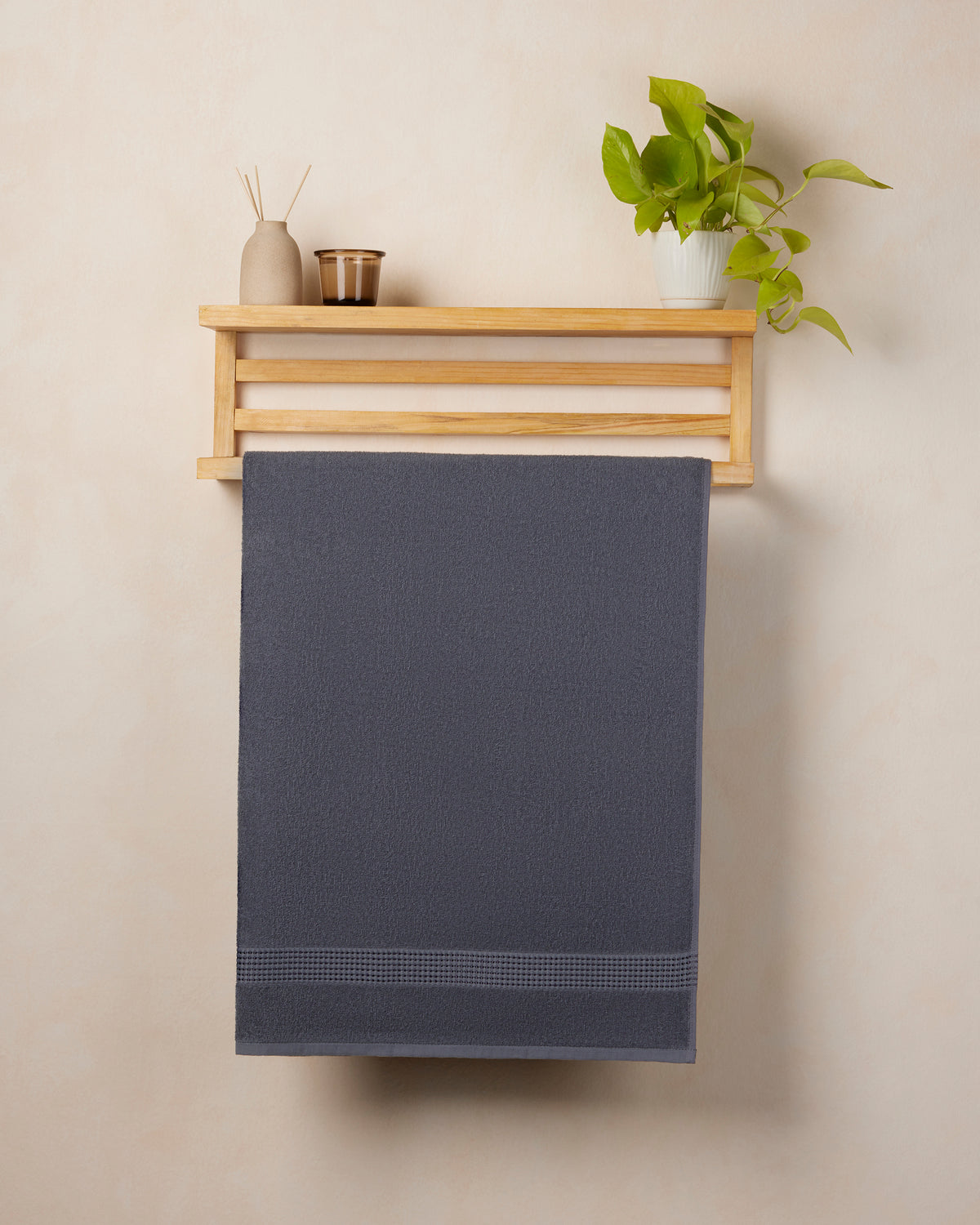 Comfort Collection | Bath Towel | 320 GSM | Charcoal by Himeya