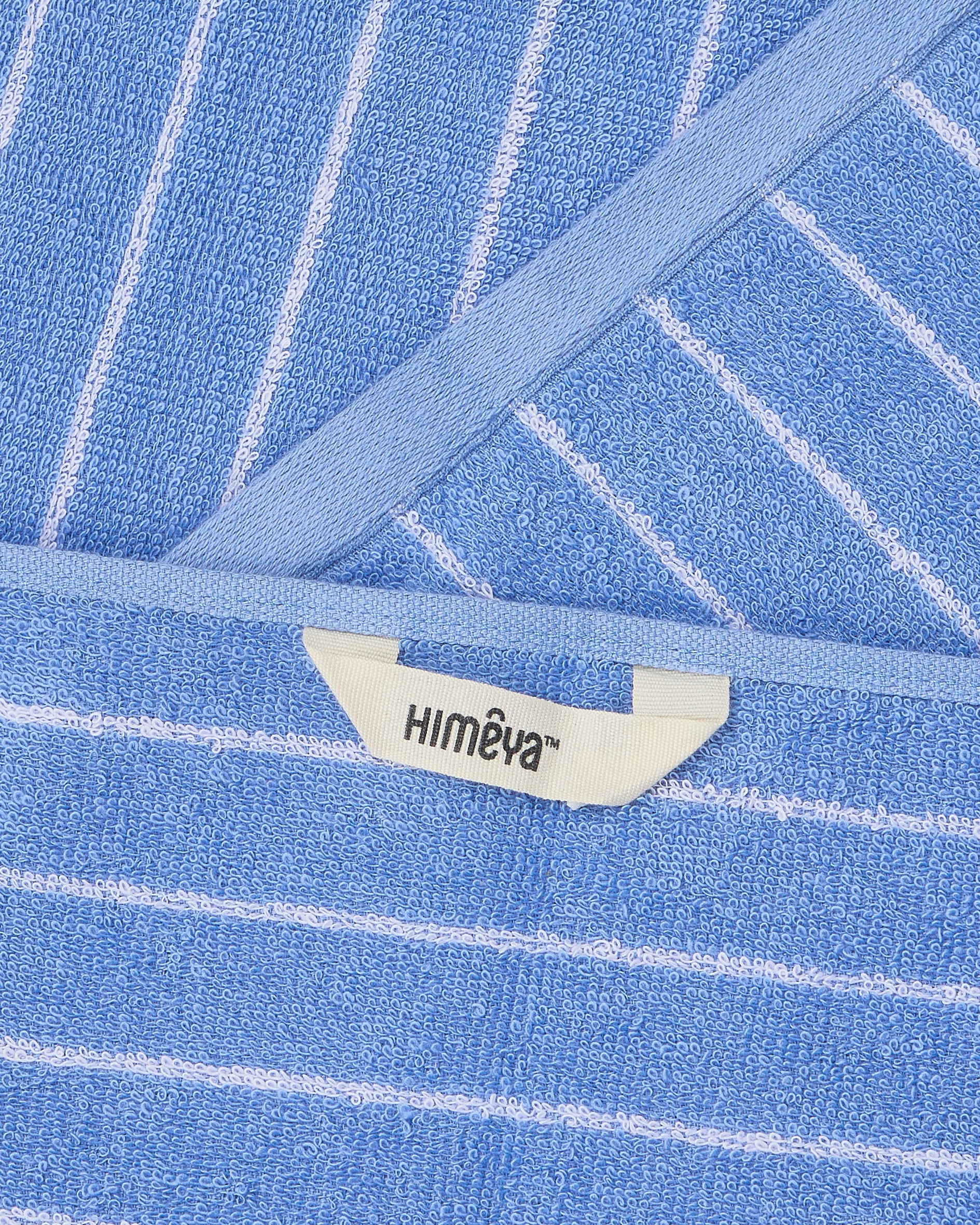 Elite Pin Stripe | Bath Towel | 350 GSM | Island Blue