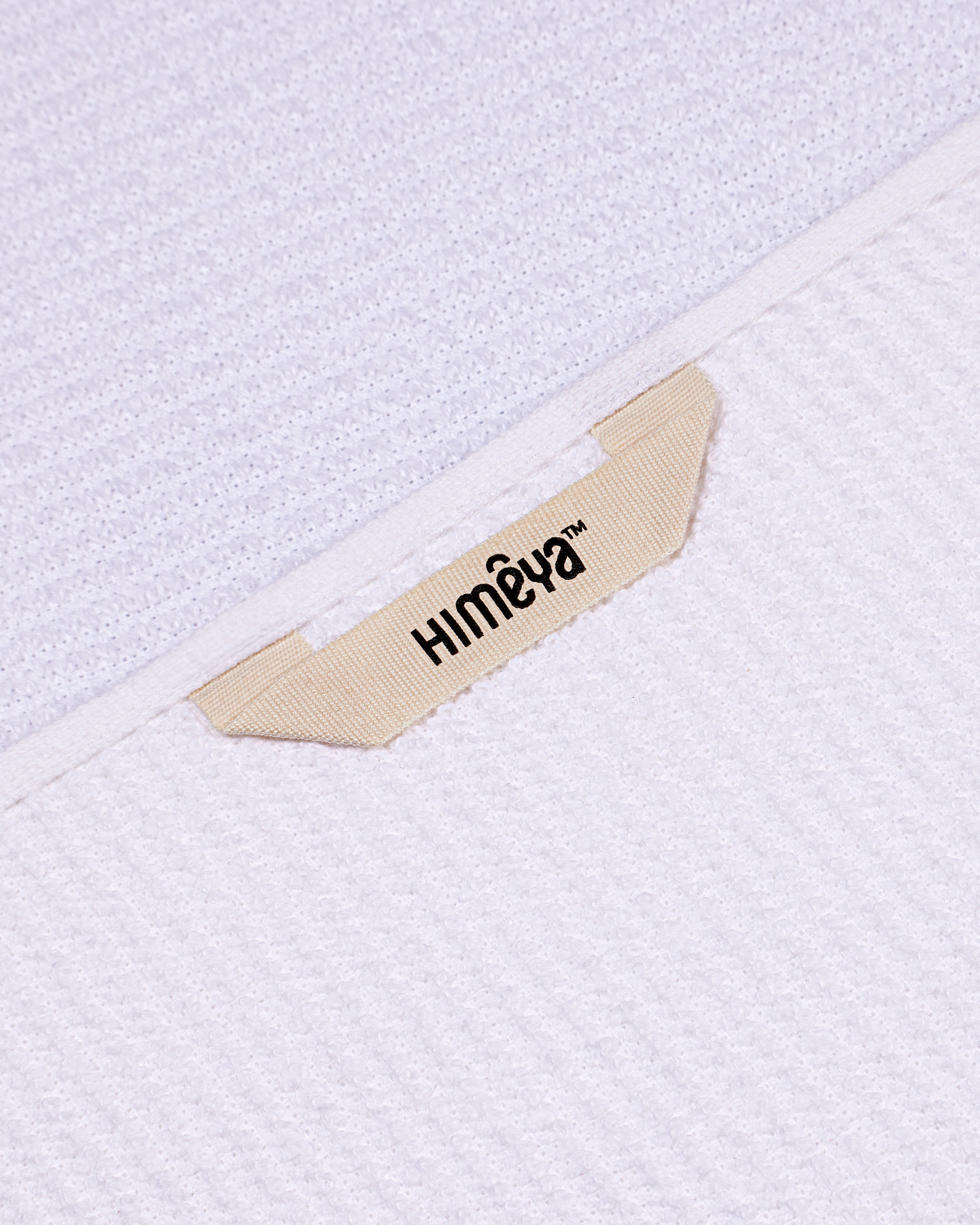 Comfort Collection, Waffle Grid | Bath Towel | 360 GSM 100% Cotton - Daisy White by Himeya
