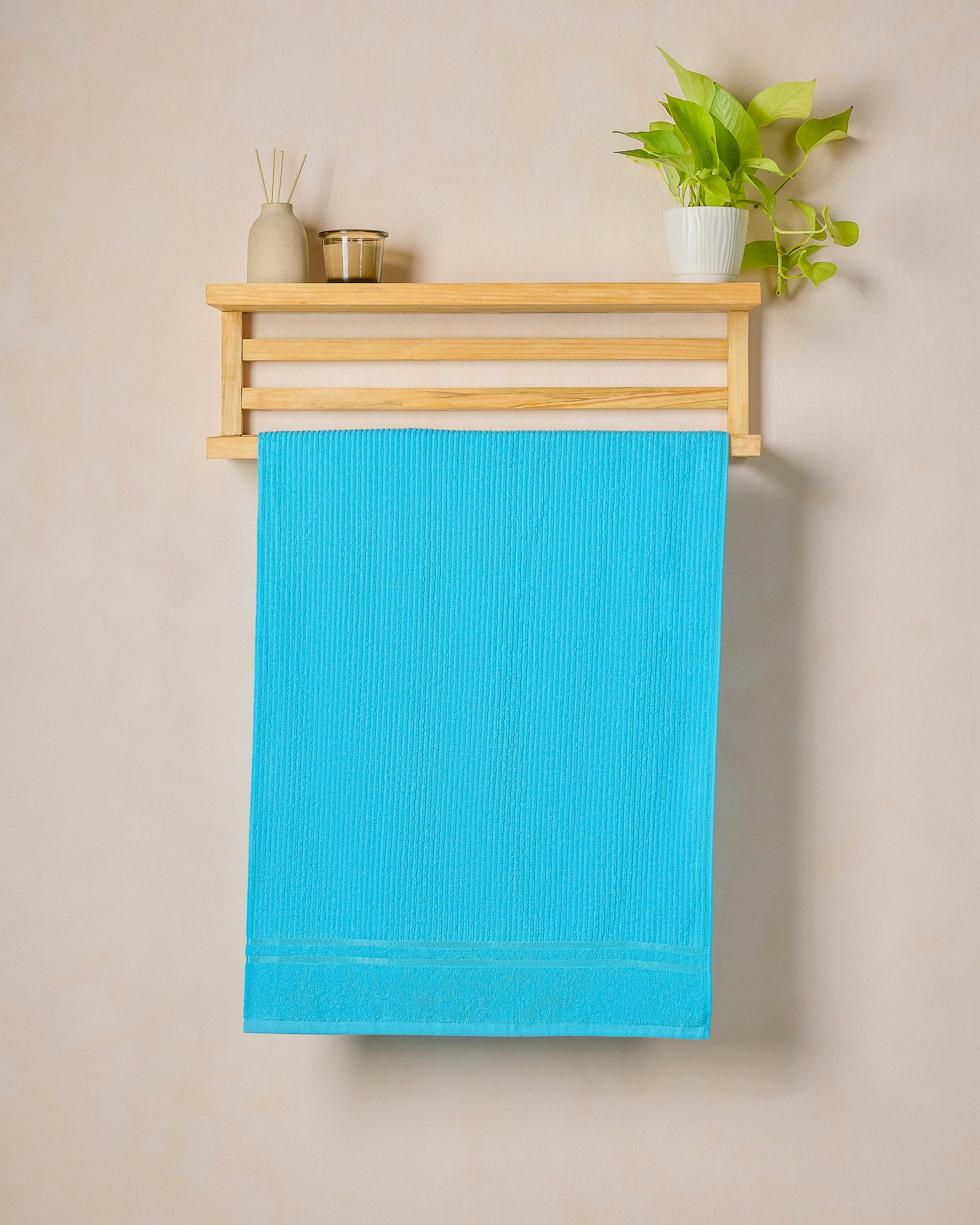 Comfort Collection, Classic Quickdry | Bath Towel | 300 GSM - River Blue by Himeya