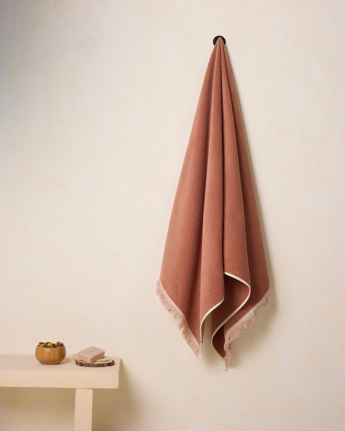 Exclusive | Bath Towel | Cotton 500 GSM | Pop Coral by Himeya