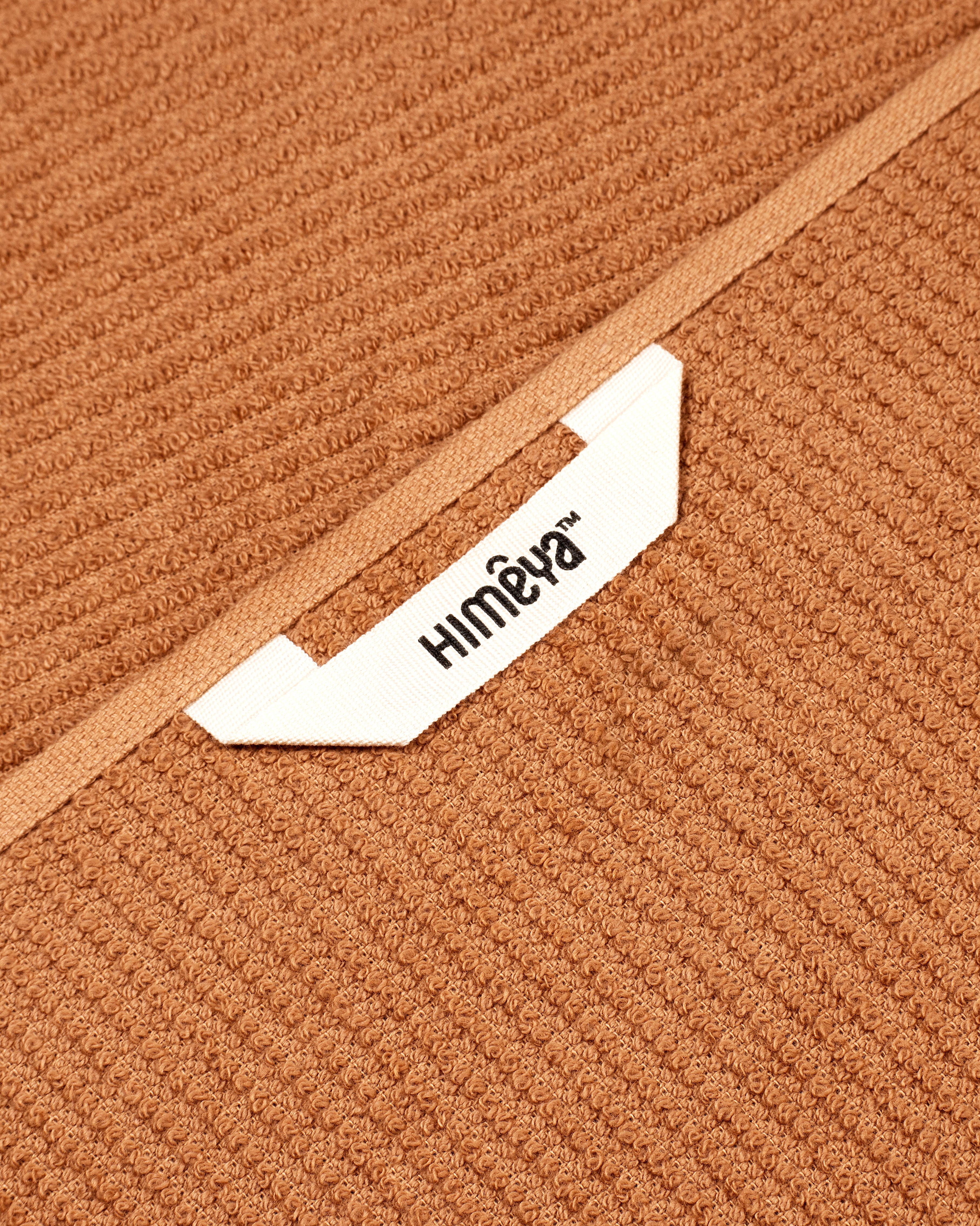 Comfort Collection, Waffle Grid | Bath Towel | 360 GSM 100% Cotton - Peanut Peel by Himeya