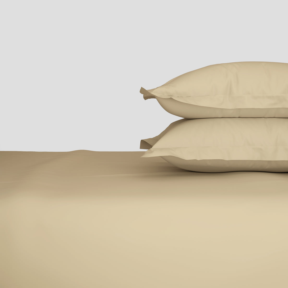 The Gold Collection | King Bedsheet Set | 300 TC Cotton | Light Sand