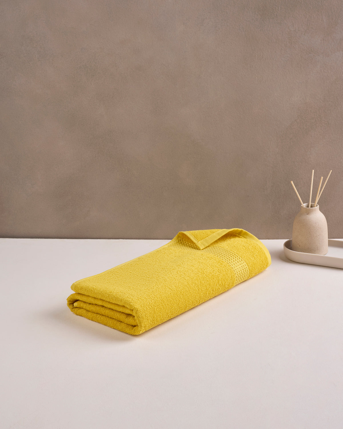 Comfort Collection | Bath Towel | 320 GSM | Amber Yellow by Himeya