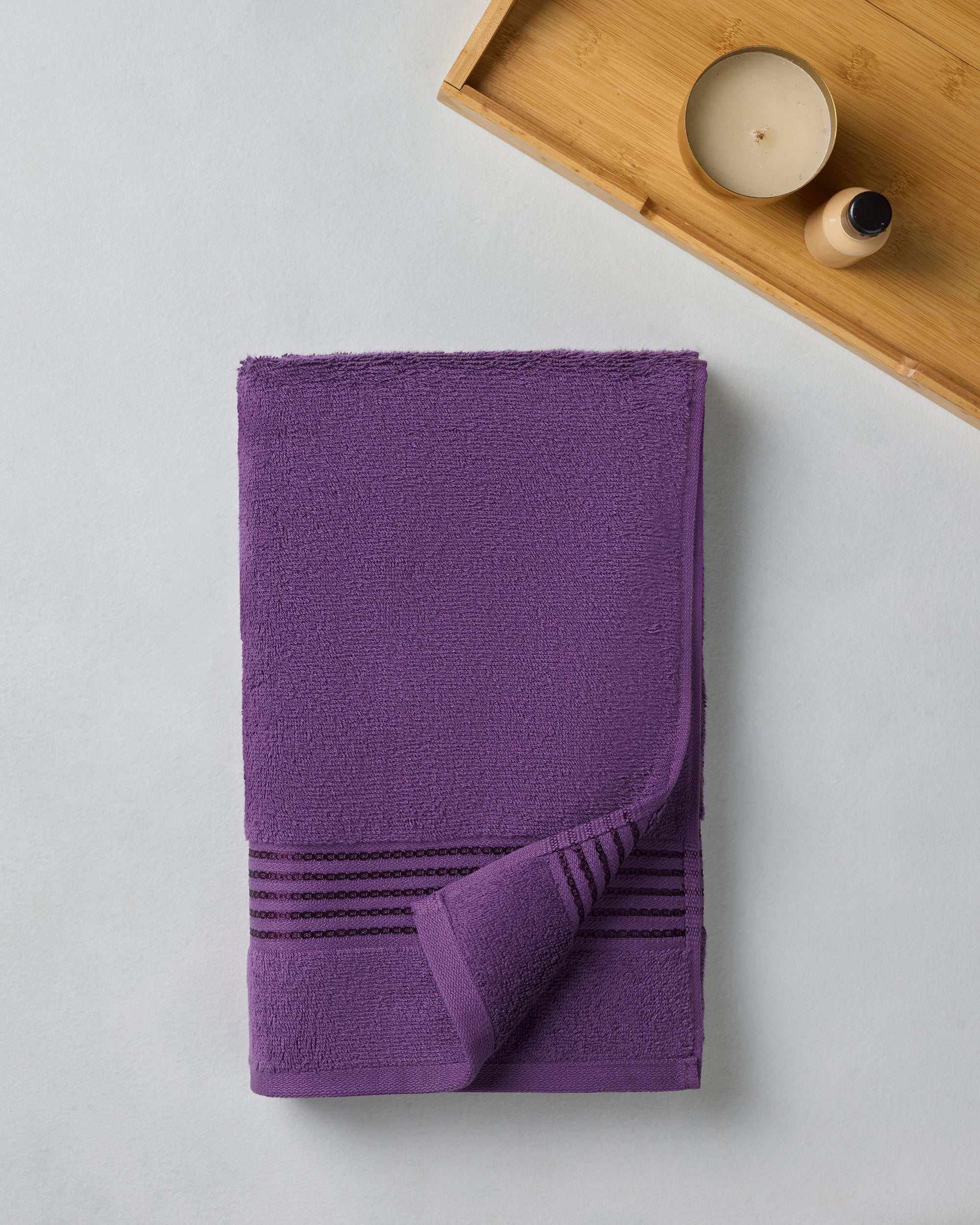 Himeya Elite Regal 500 GSM Bath Towel large - Midnight Purple