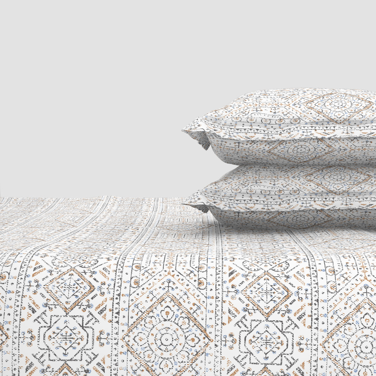 The Elite Collection | King Bedsheet Set | 180 TC Cotton | Sandstone