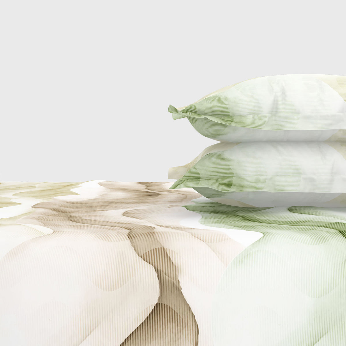 The Gold Collection | King Bedsheet Set | 300 TC Cotton | Apple Green