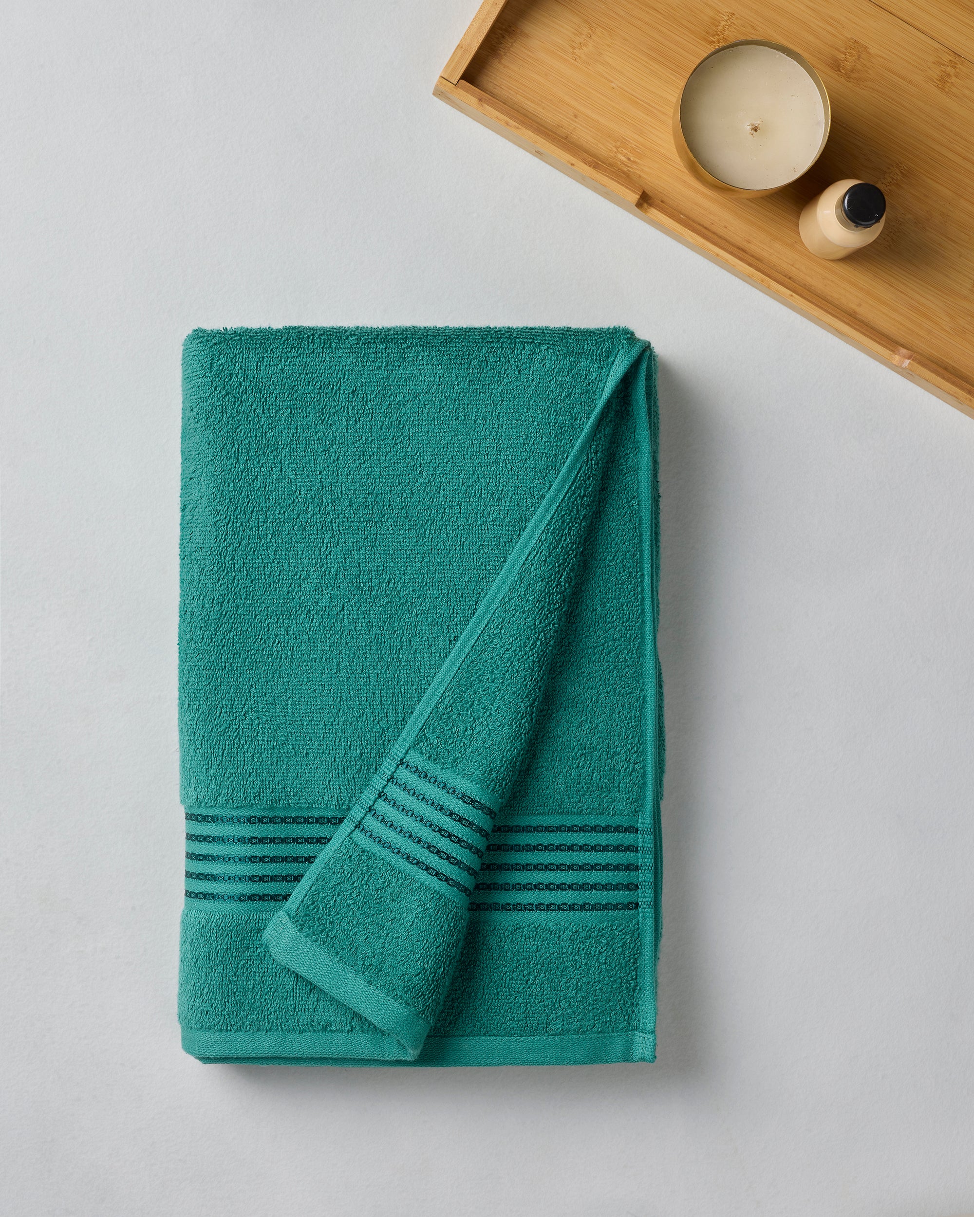 The Elite Collection | Bath Towel large | 500 GSM | Emerald