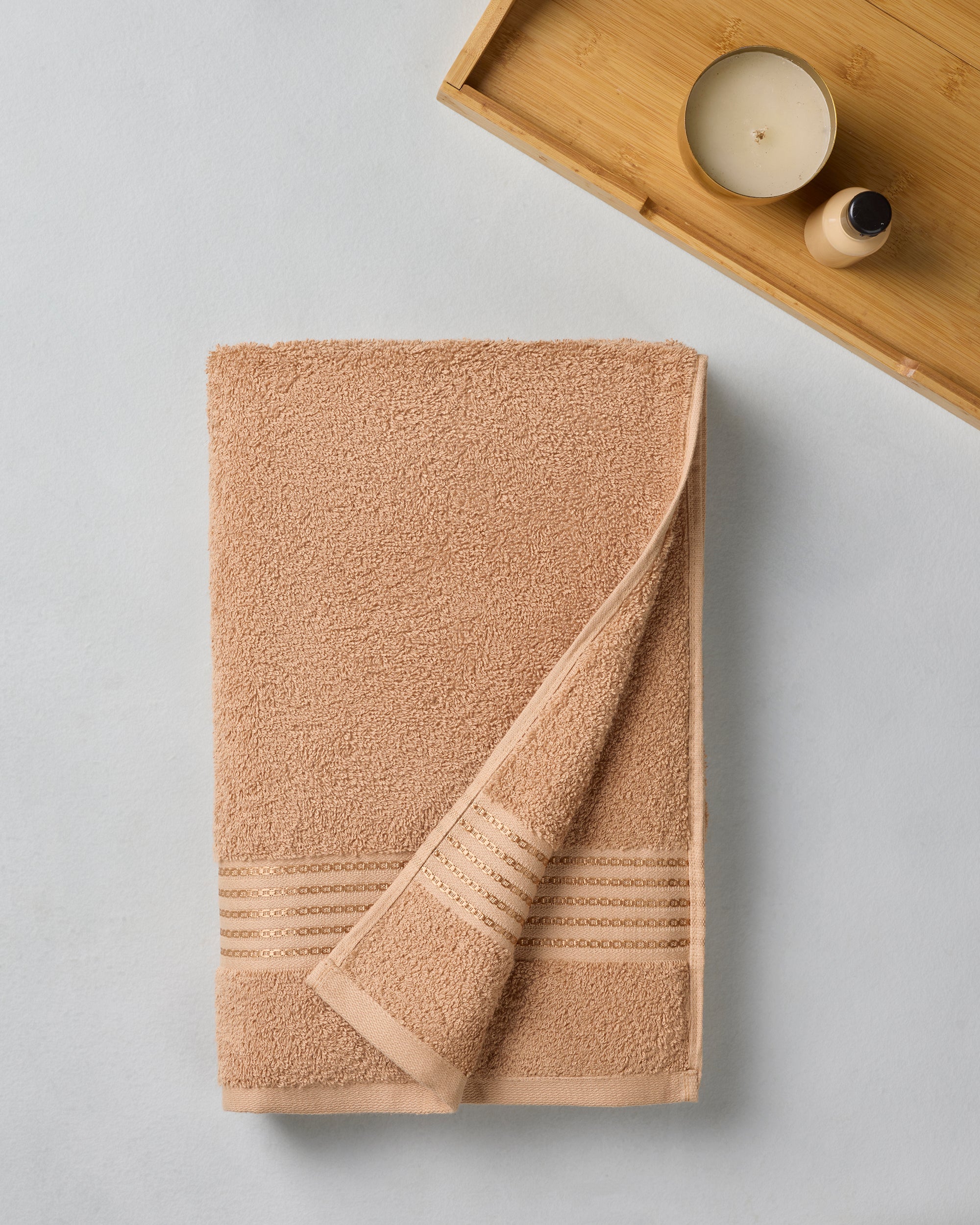 The Elite Collection | Bath Towel | 500 GSM | Cookie Dough