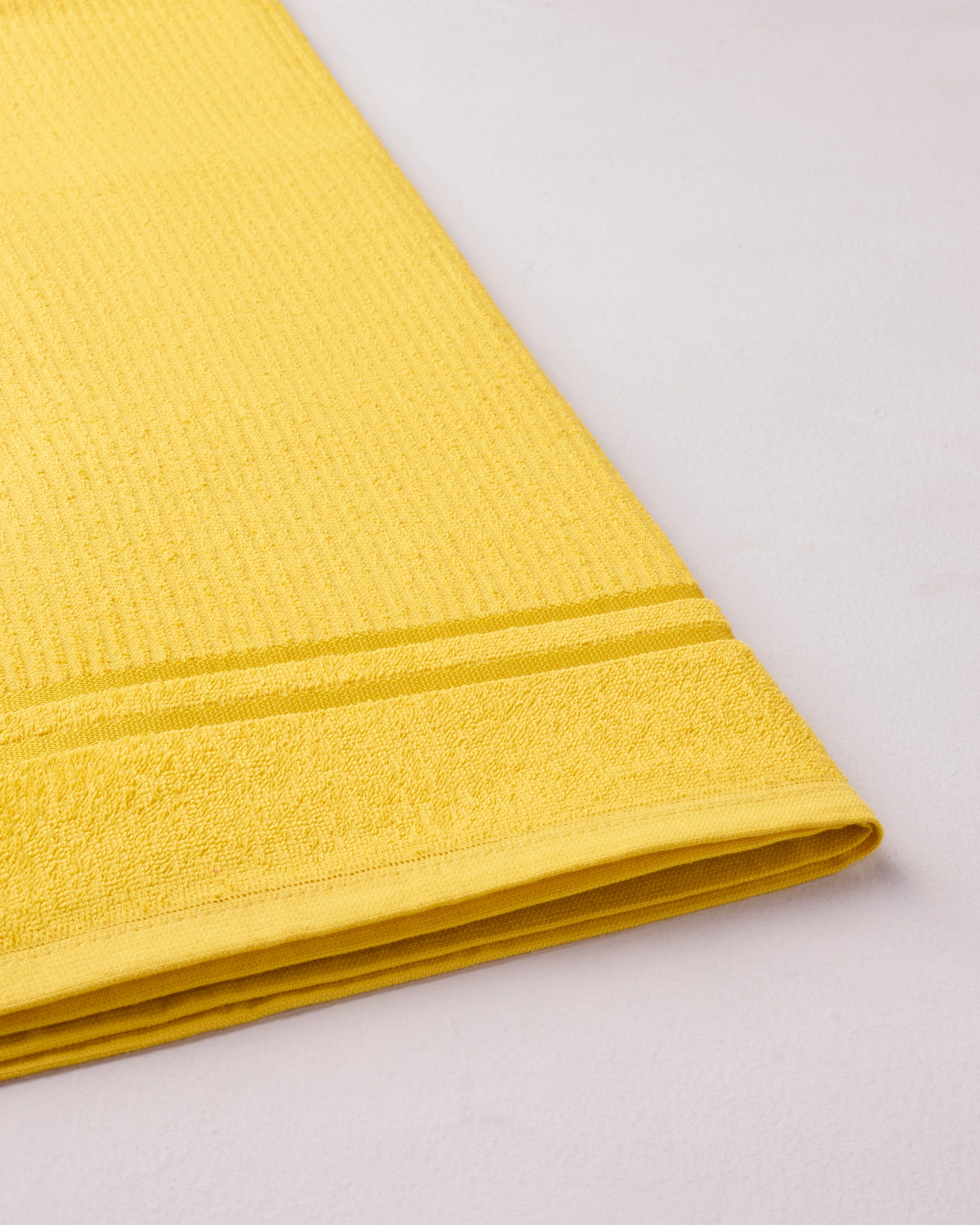 Comfort Collection, Classic Quickdry | Hand Towel | 300 GSM Pack of 2 - Amber Yellow by Himeya