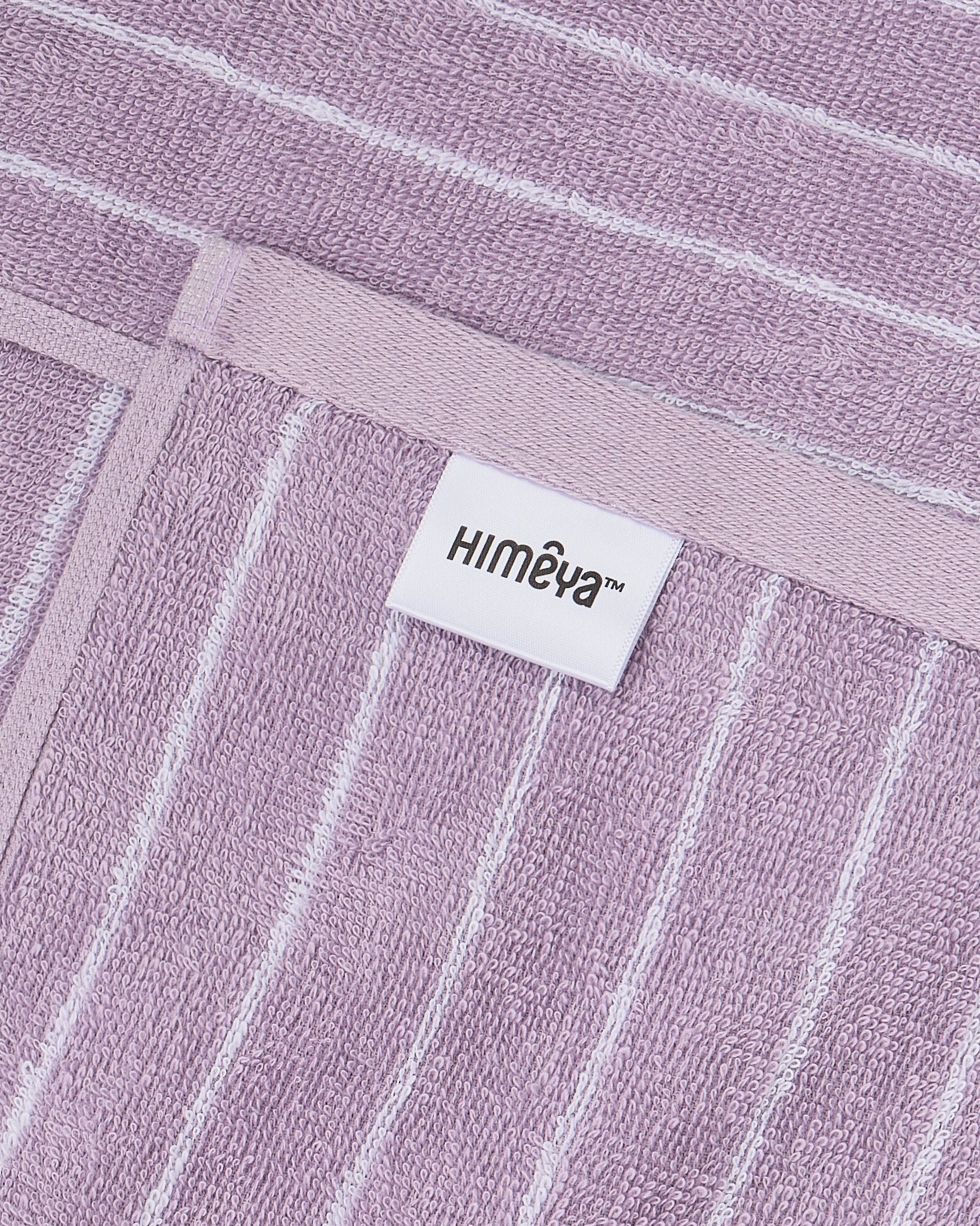 Elite Pin Stripe | Bath Towel | 350 GSM | Orchid Lavender