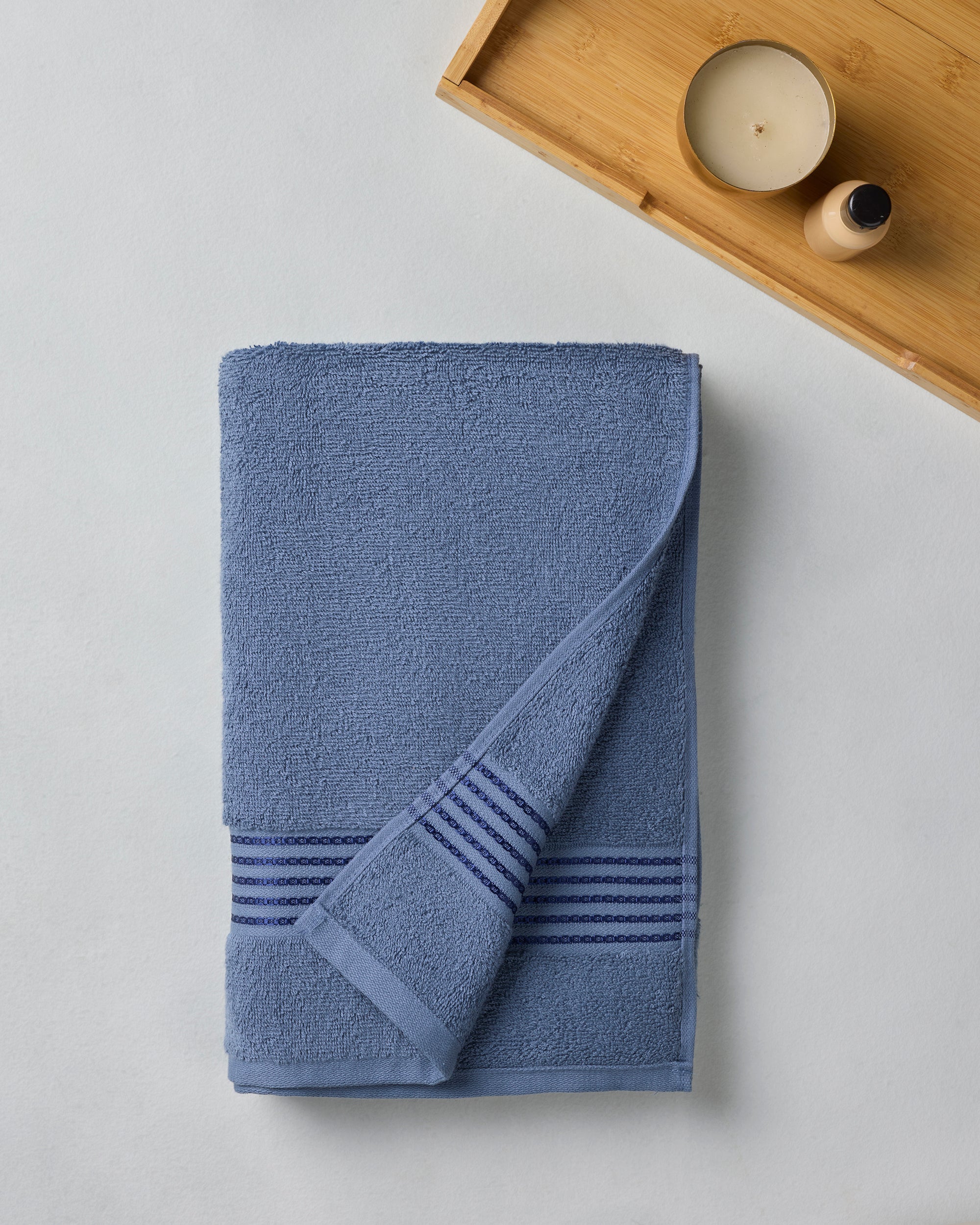 The Elite Collection | Bath Towel large | 500 GSM | Space Blue