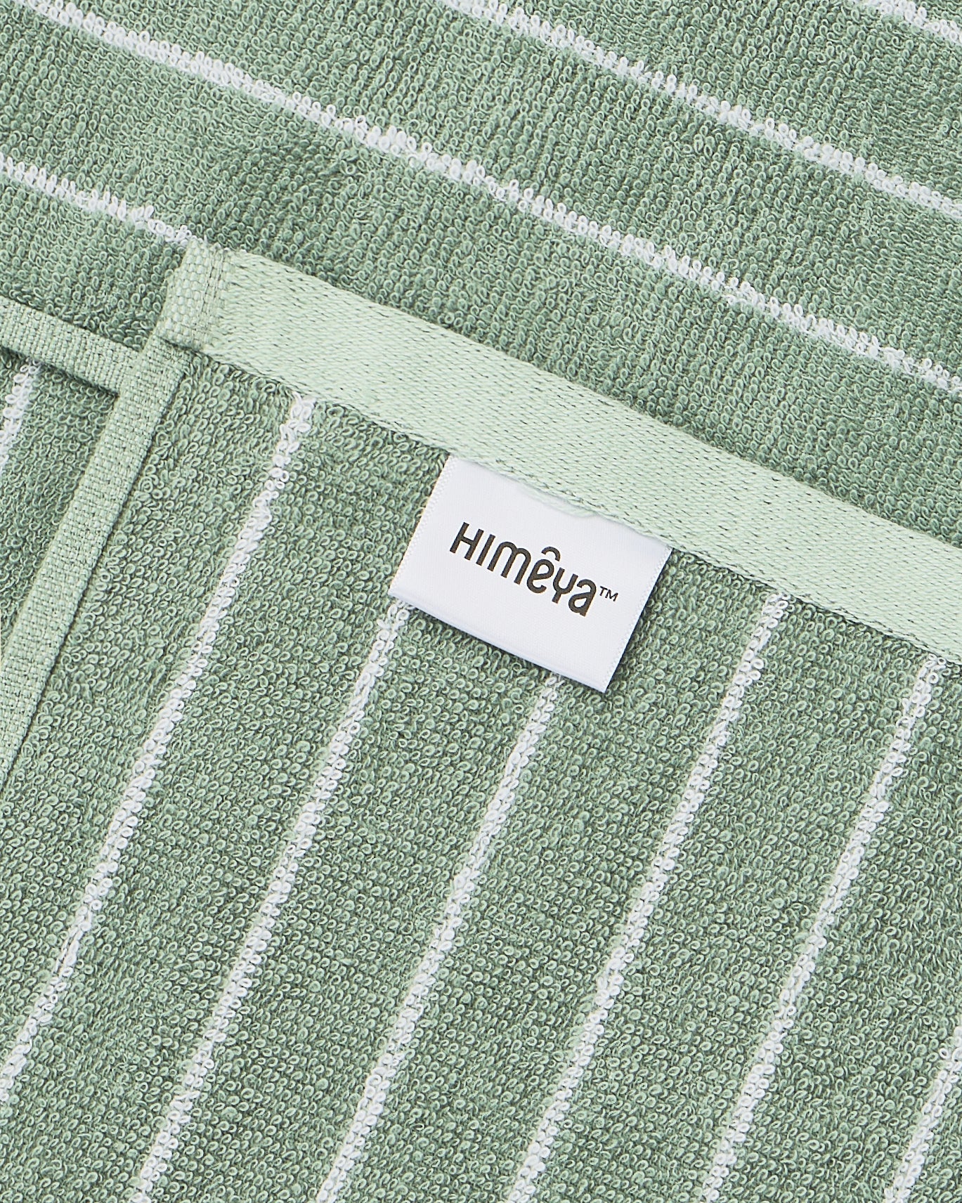 Elite Pin Stripe | Bath Towel | 350 GSM | Jade Sheen