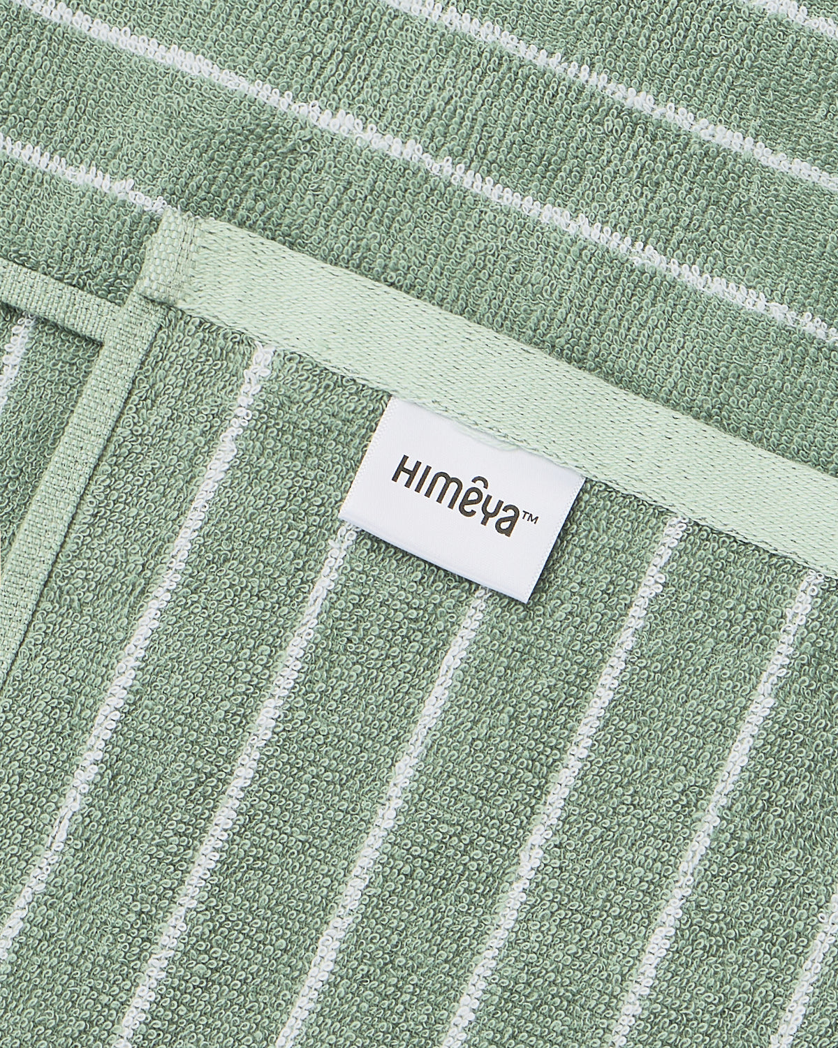 Elite Pin Stripe | Bath Towel | 350 GSM | Jade Sheen
