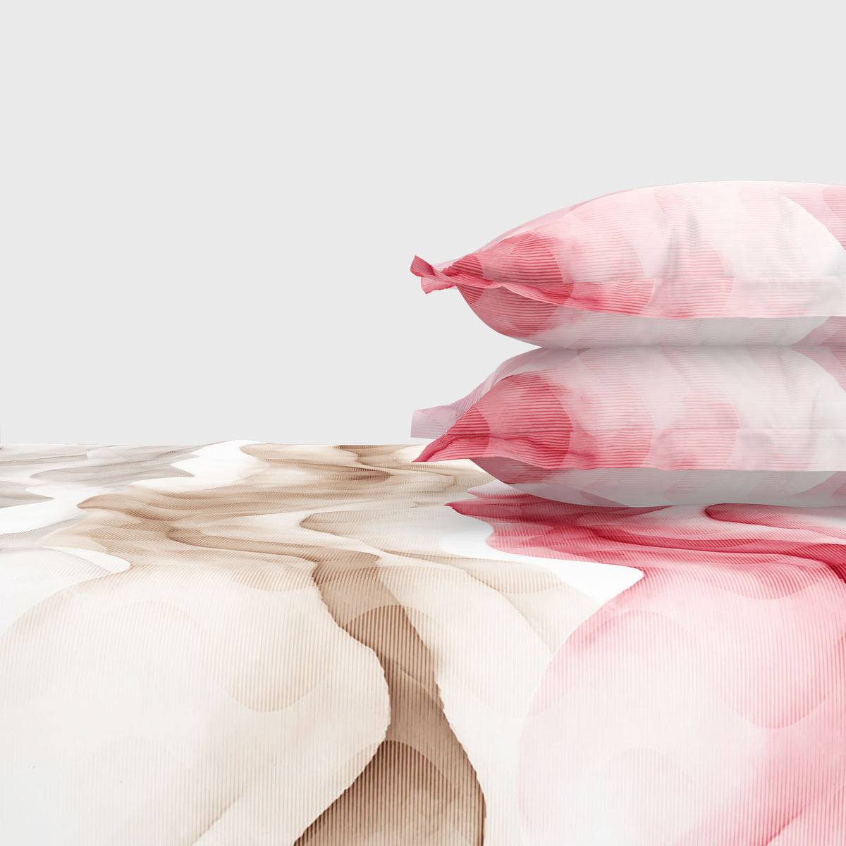 The Gold Collection | King Bedsheet Set | 300 TC Cotton | Pink