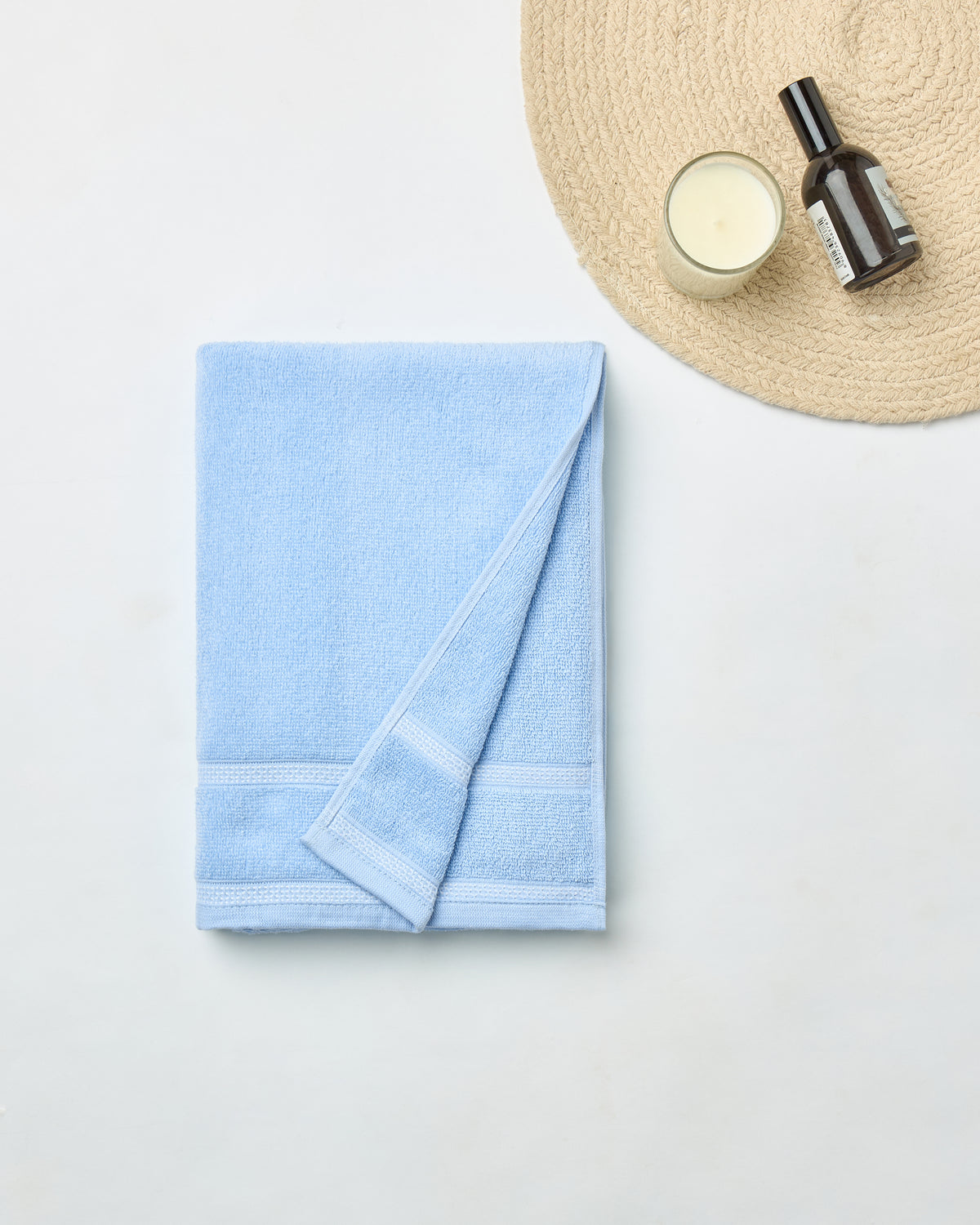 Zero Twist Cotton | Bath Towel | 350 GSM | Blue