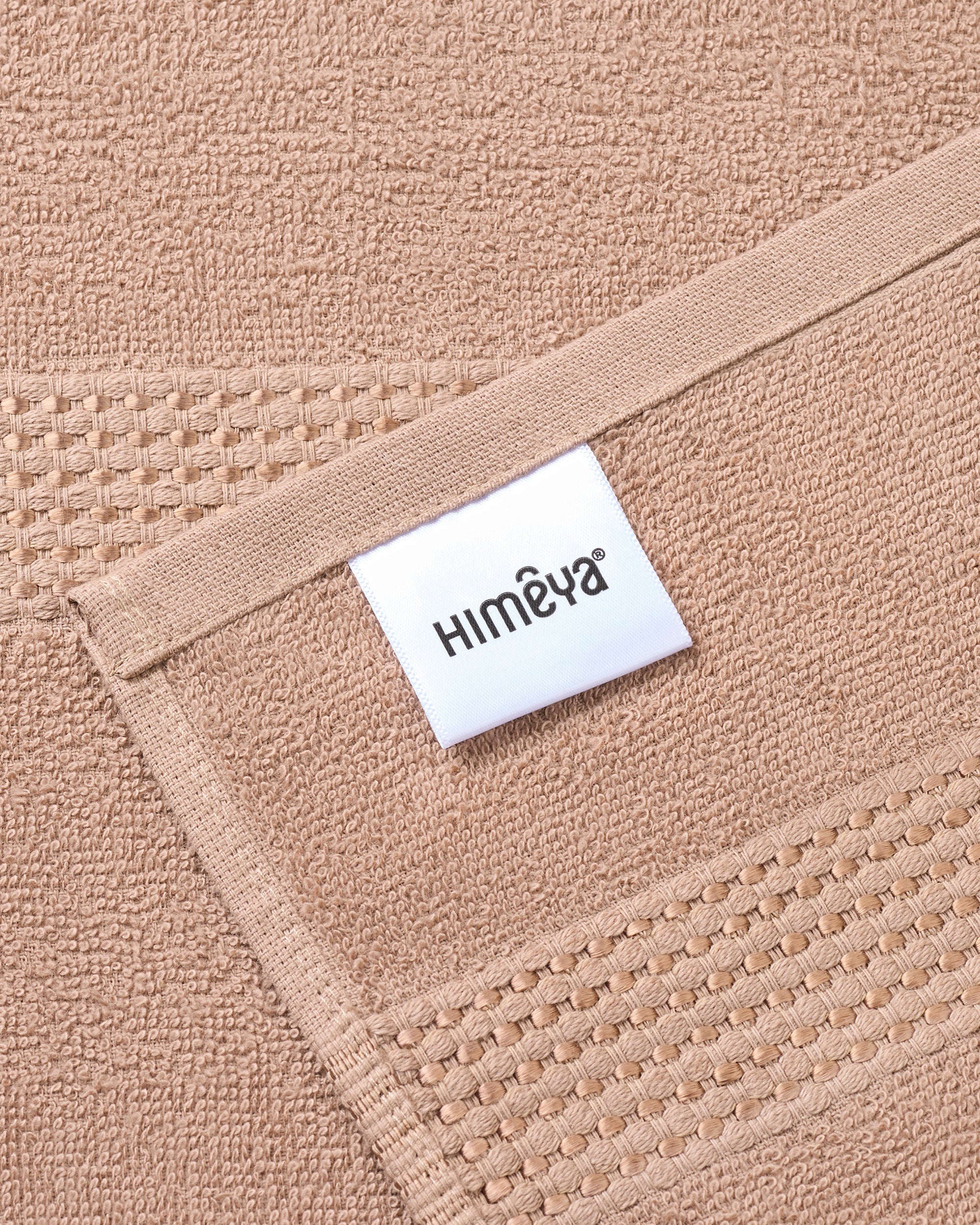 Comfort Collection, Daily Lite | Hand Towel | 320 GSM Pack of 2 - Mocha Beige by Himeya