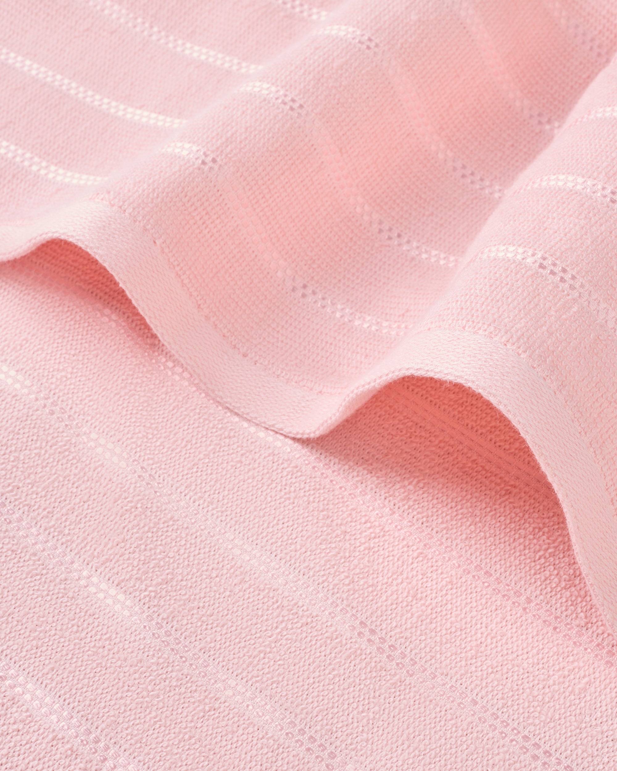 Comfort Pearl Stripe | Bath Towel | 300 GSM | Poppy Peach
