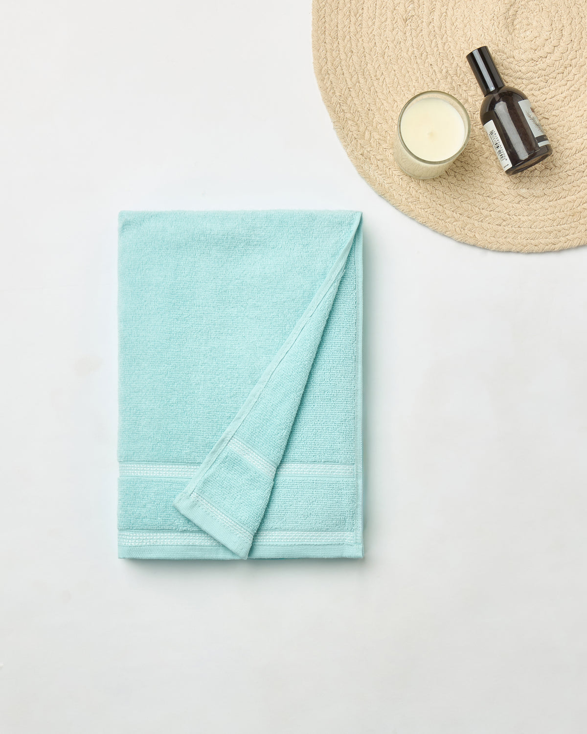Zero Twist Cotton | Bath Towel | 350 GSM | Aqua