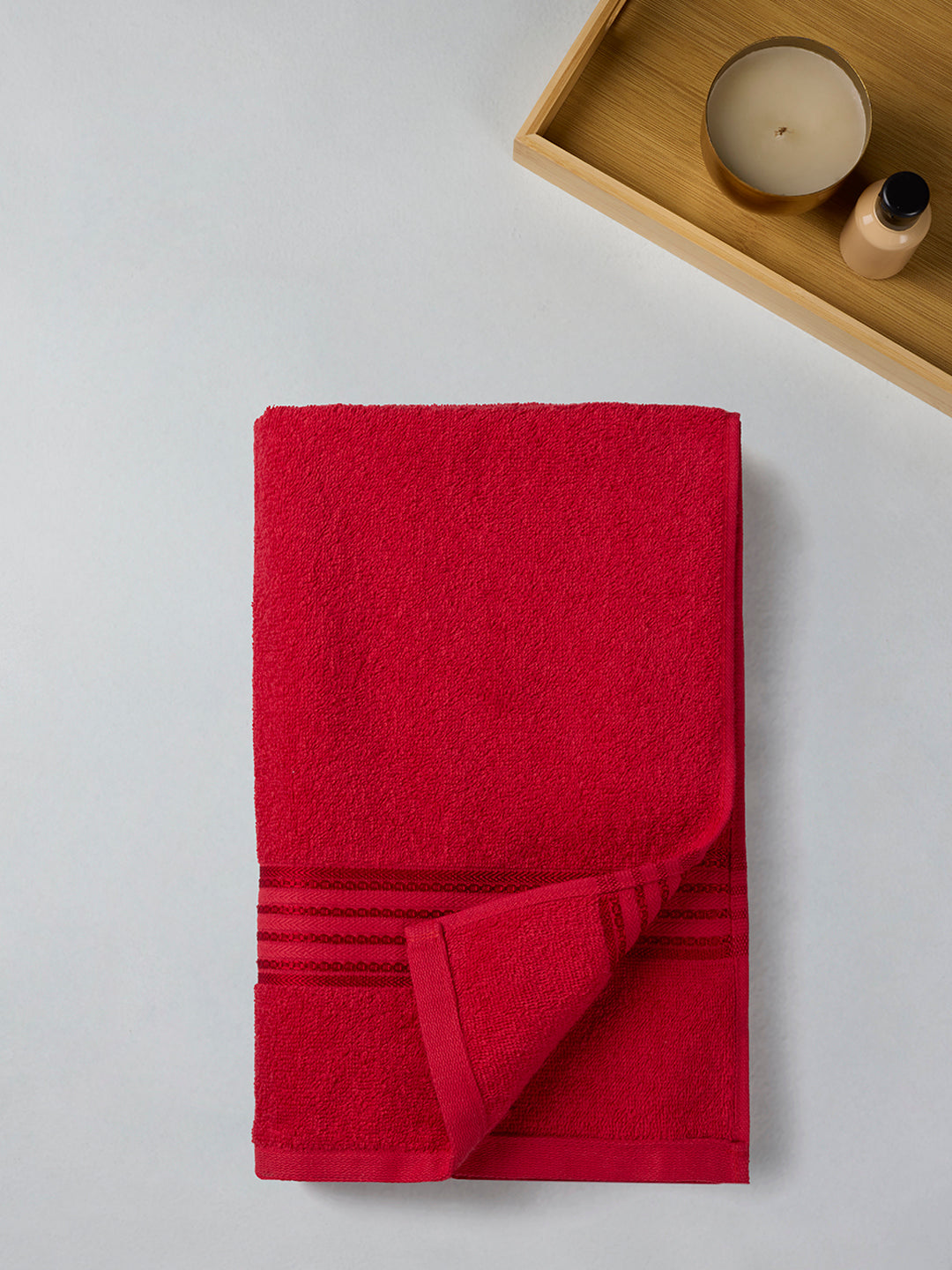 Classic Cotton | Bath Towel| 380 GSM | Spanish Red