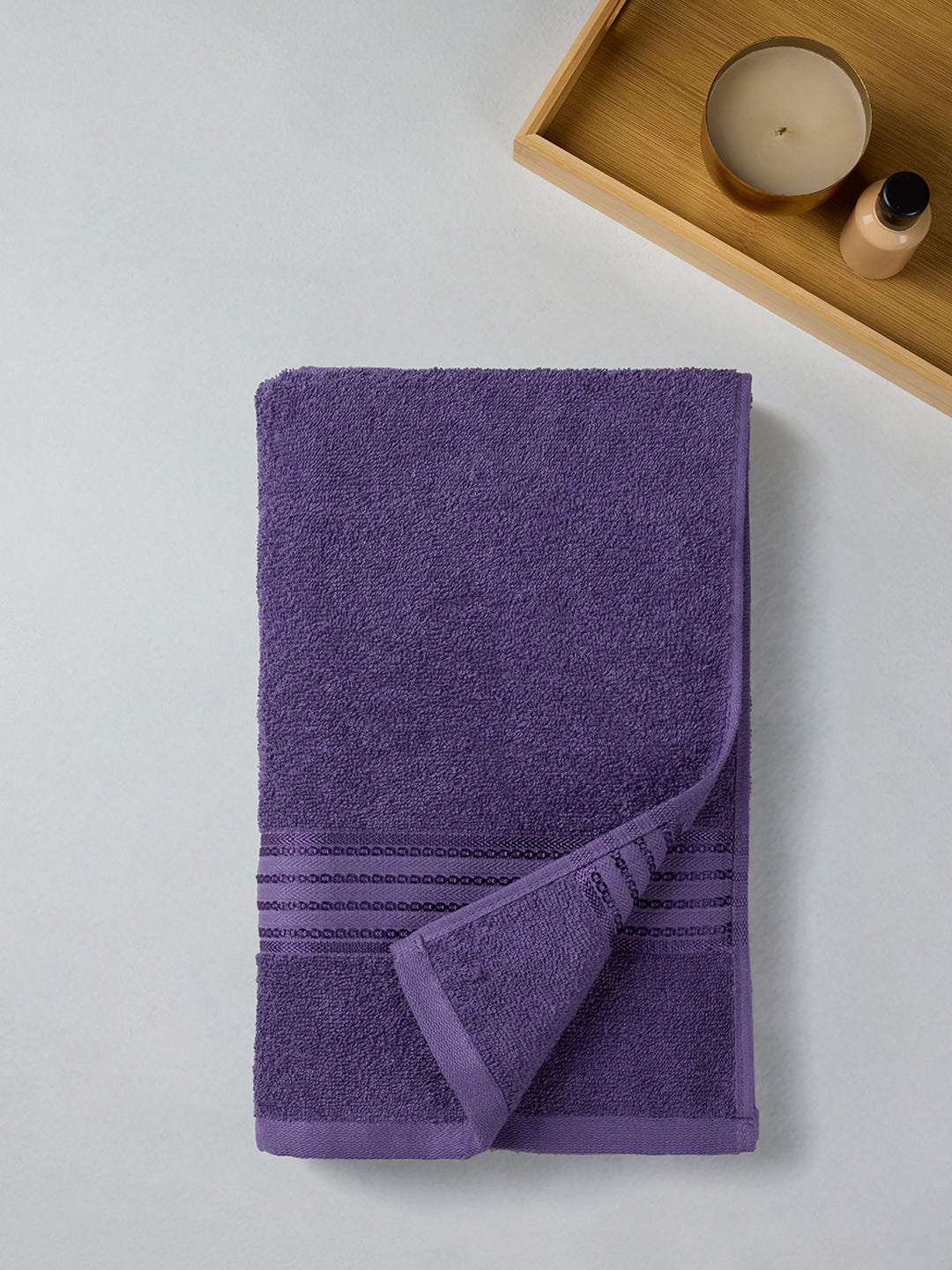 Classic Cotton | Bath Towel | 380 GSM | Matt Purple