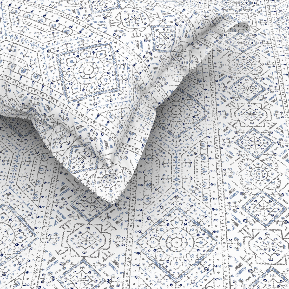 The Elite Collection | King Bedsheet Set | 180 TC Cotton | Grey