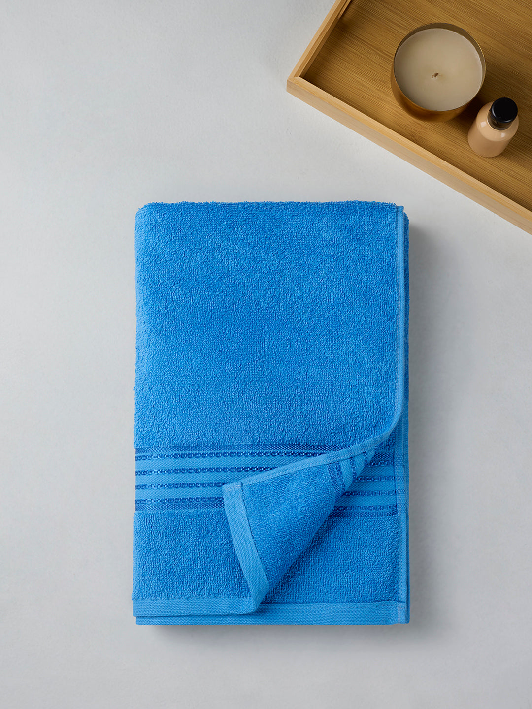 Classic Cotton | Bath Towel | 380 GSM | Iris Blue