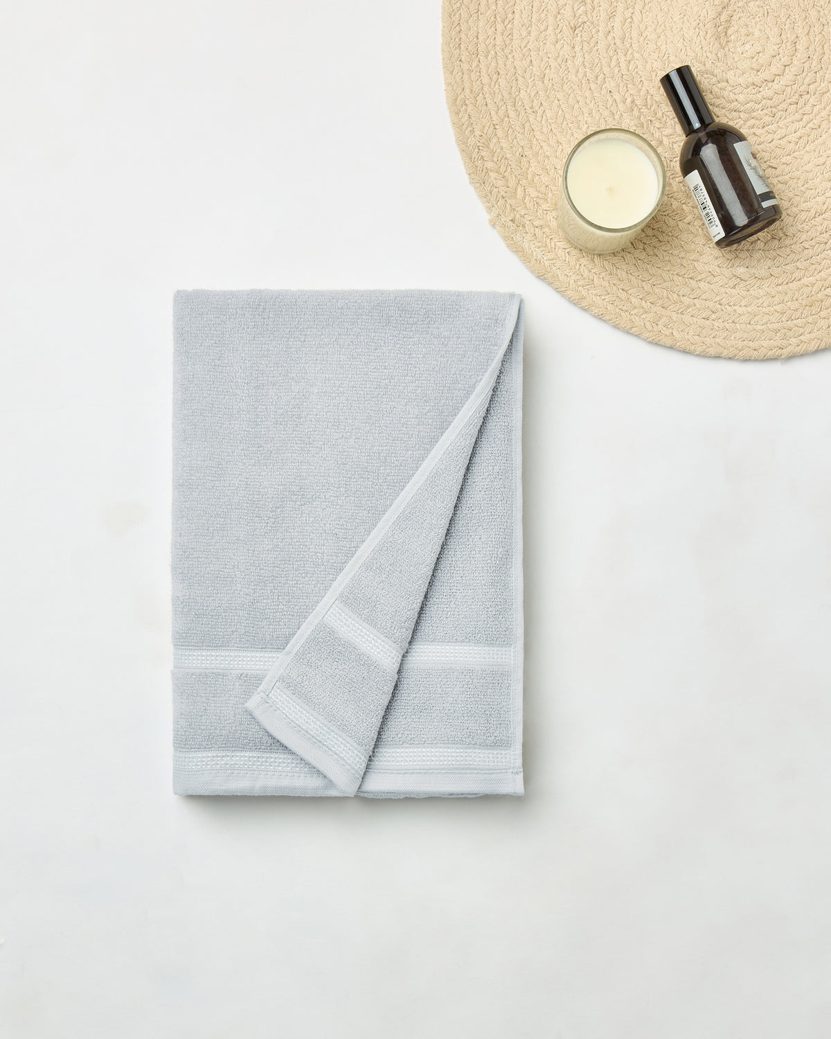 Zero Twist Cotton | Bath Towel | 350 GSM | Grey