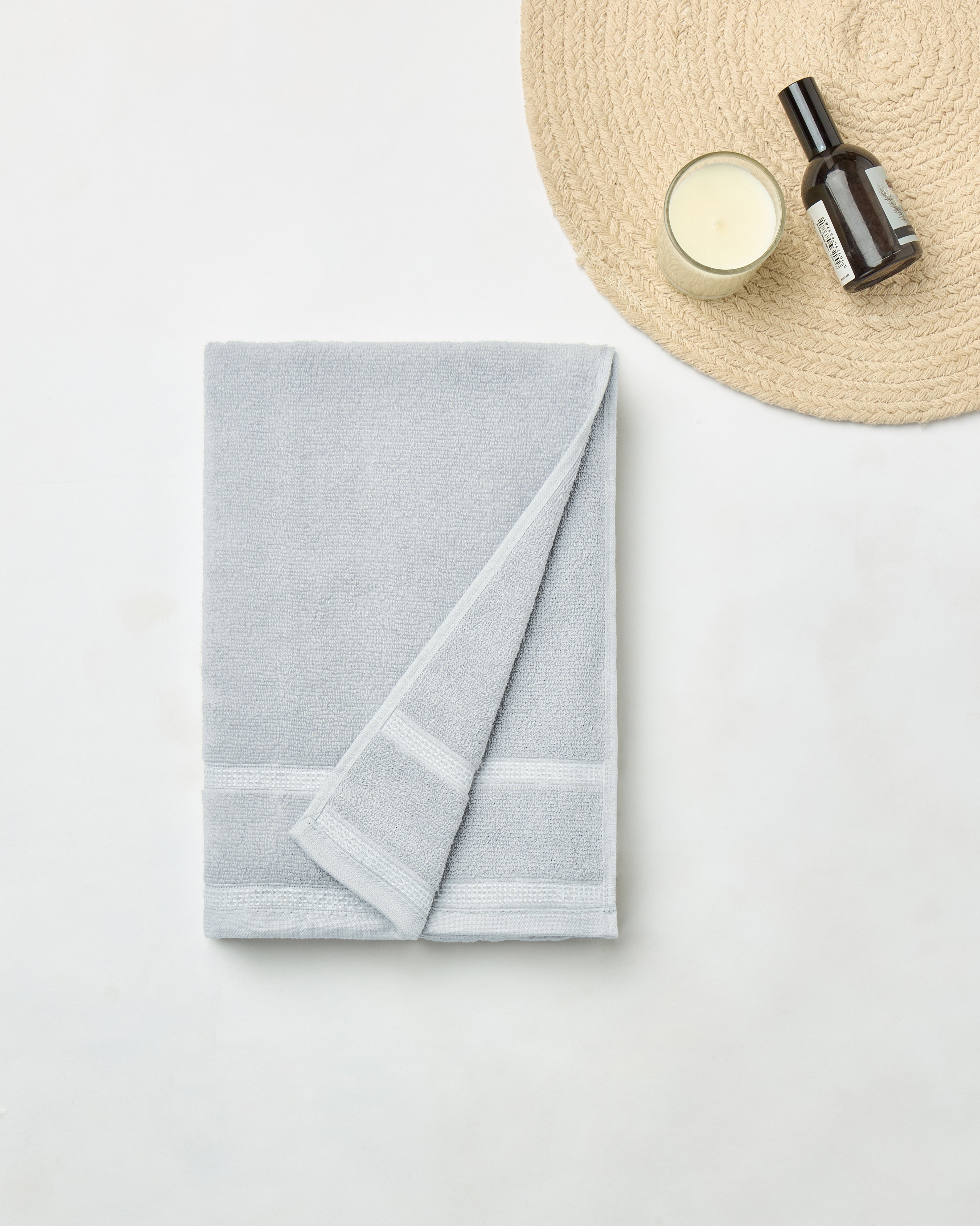 Zero Twist Cotton | Bath Towel | 350 GSM | Grey