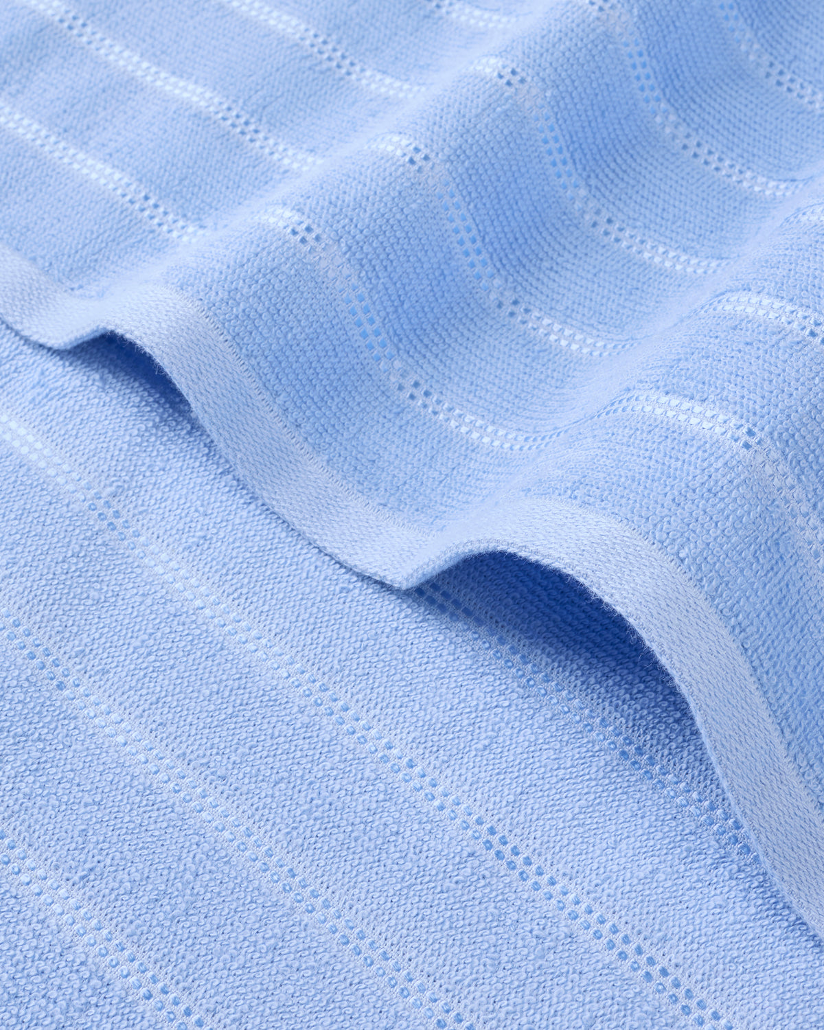 Comfort Pearl Stripe | Bath Towel | 300 GSM | Cornflower Blue