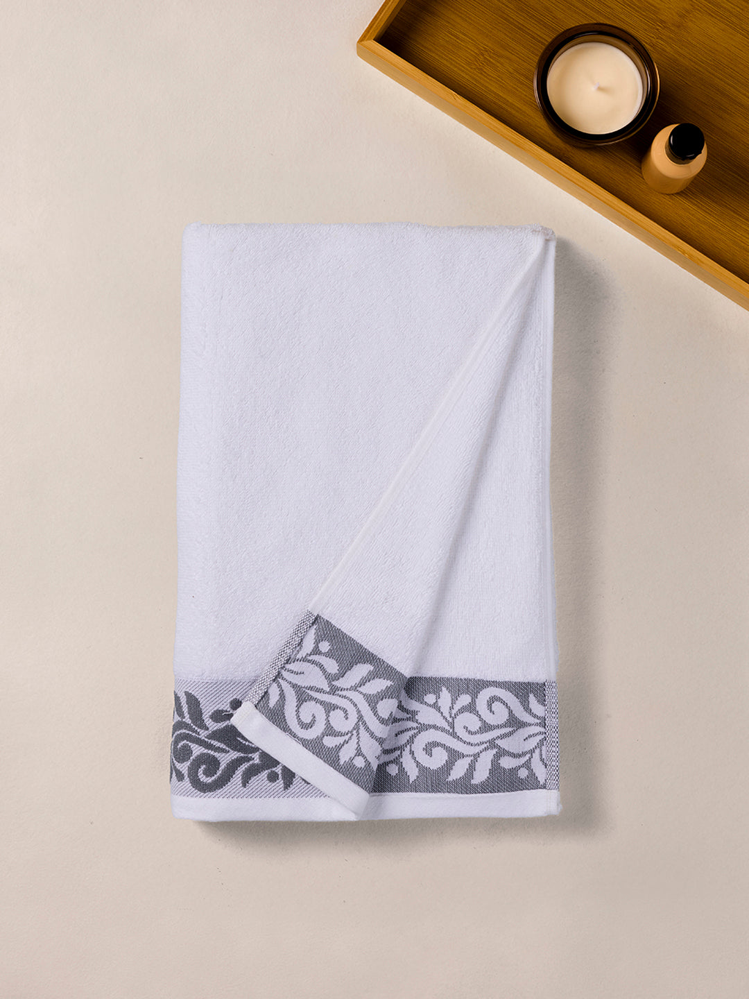 Himeya Fashion Imperial 400 GSM Bath Towel - Charcoal Grey